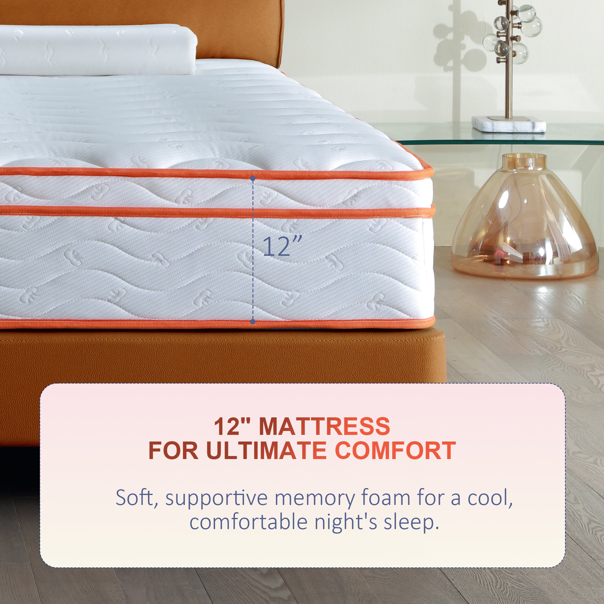 Alwyn spring mattress pressure-relieving hybrid mattress