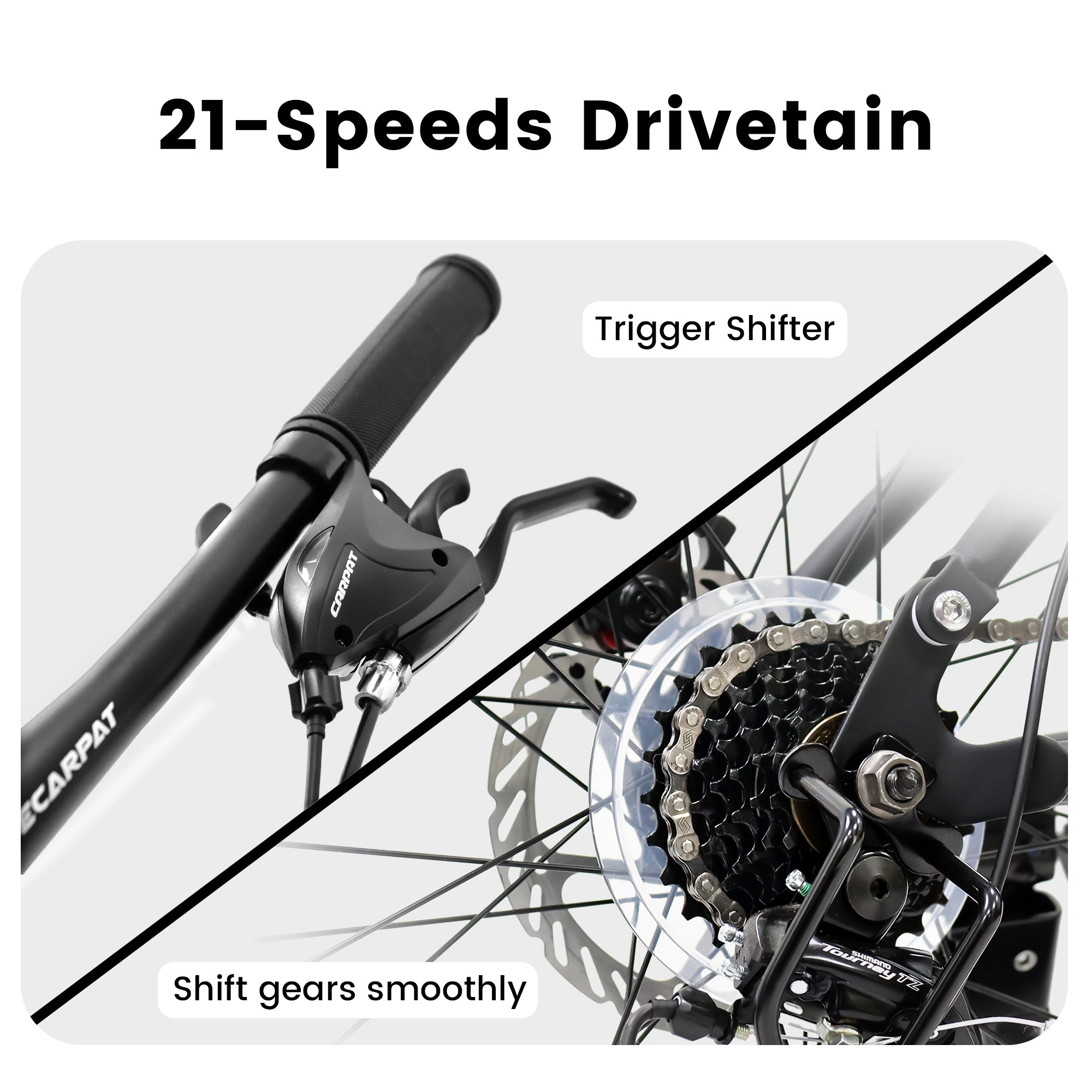 24 - inch mountain bikes for both men and women(Blue mark) - KiKiUMi