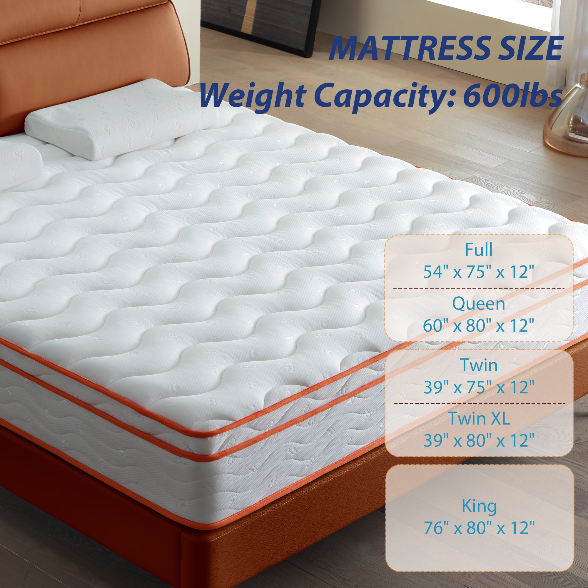 Alwyn spring mattress pressure-relieving hybrid mattress