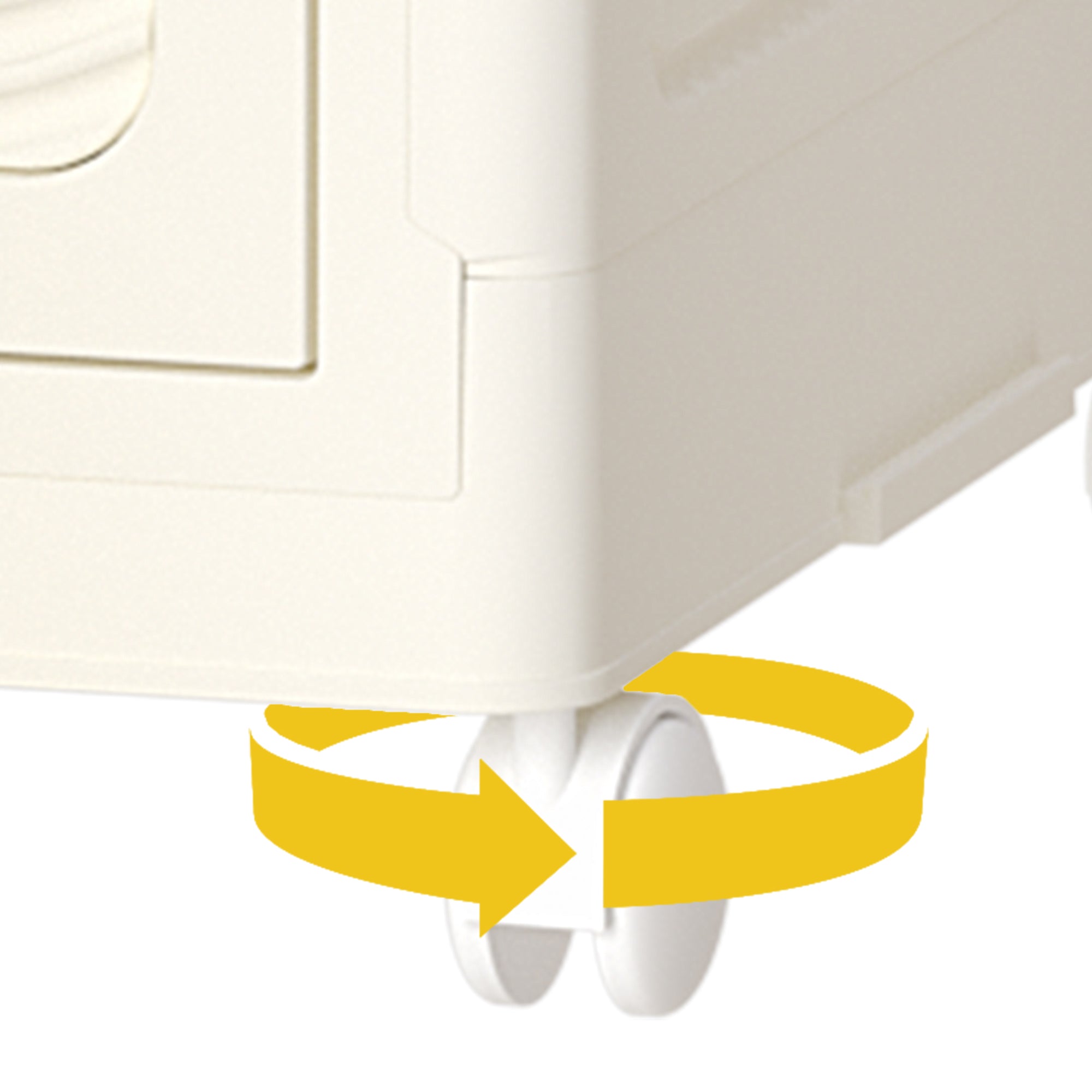 The off-white portable wardrobe storage organizer