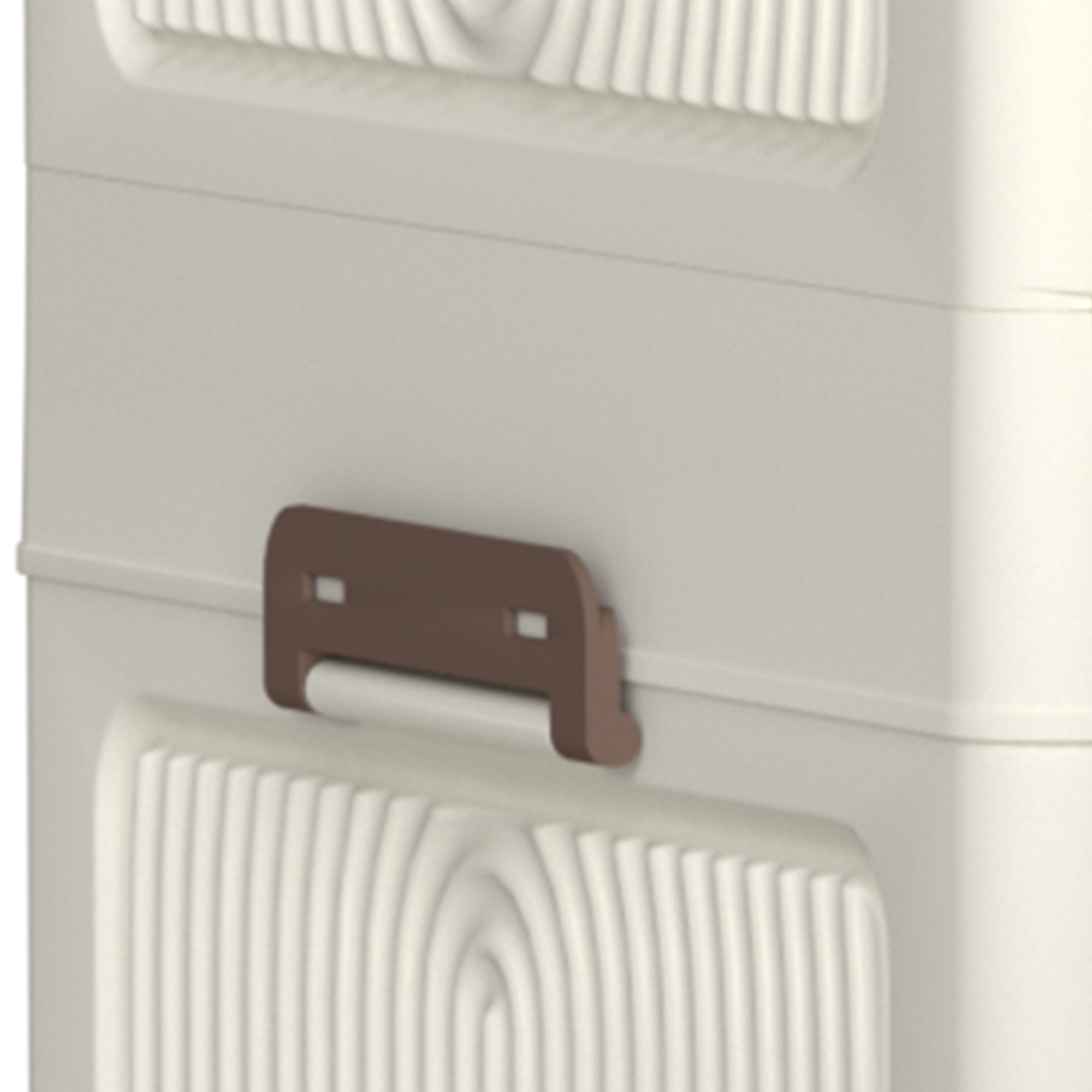 The off-white portable wardrobe storage organizer
