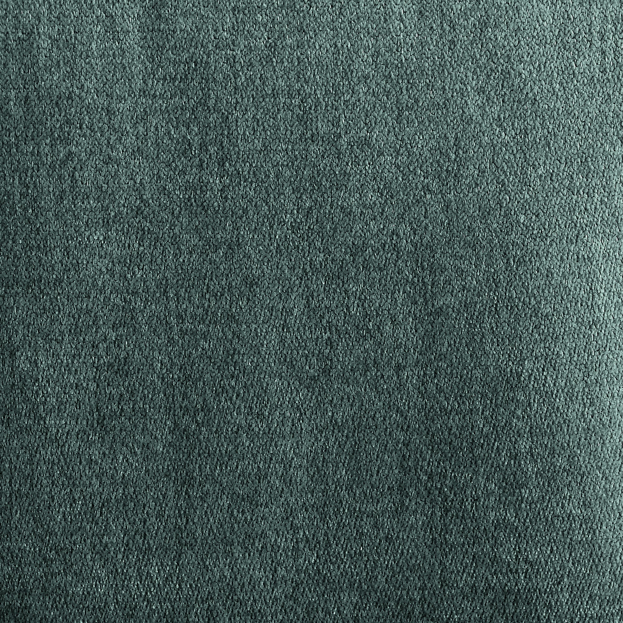 Large soft-padded bed frame in blue-green color