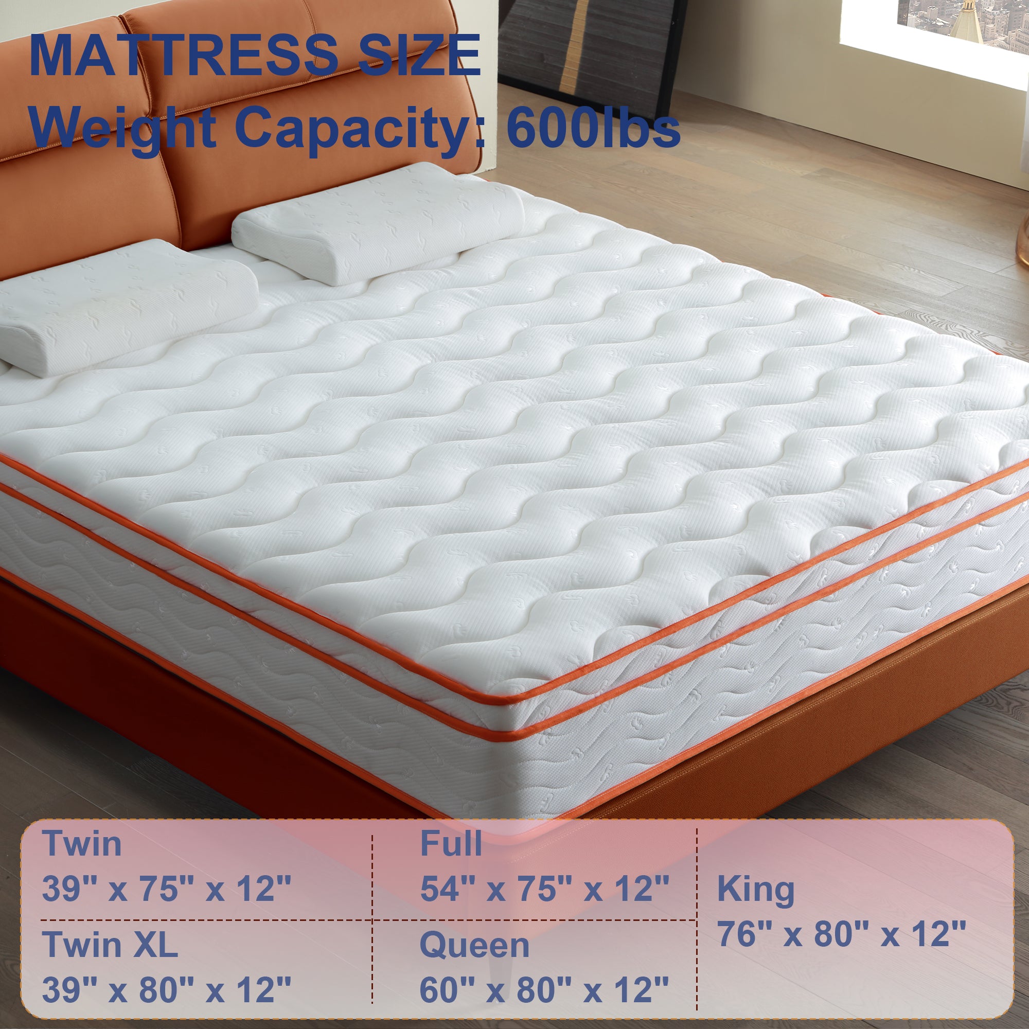 Alwyn spring mattress pressure-relieving hybrid mattress