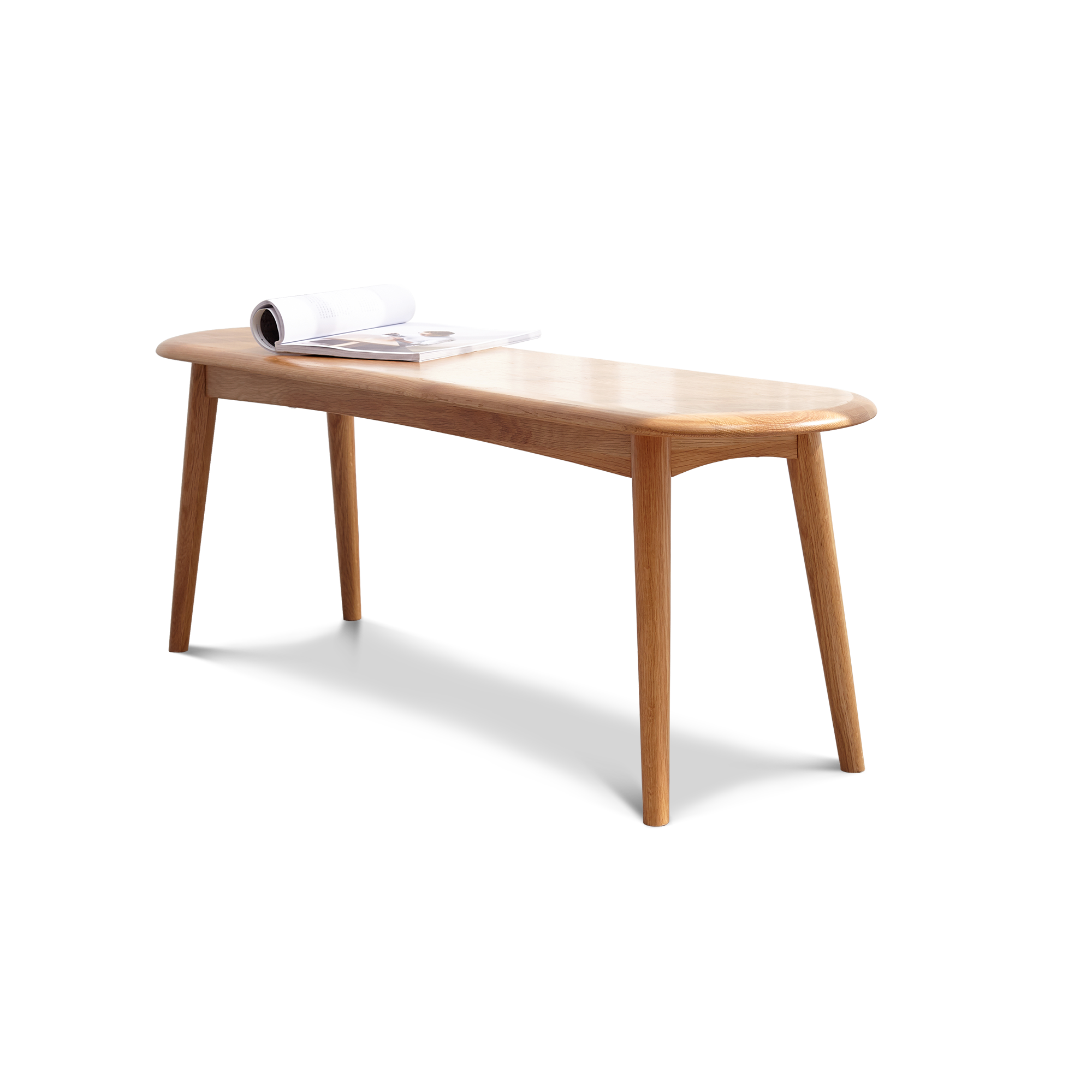 39'' Solid Oak Dining Bench,Entryway Bench