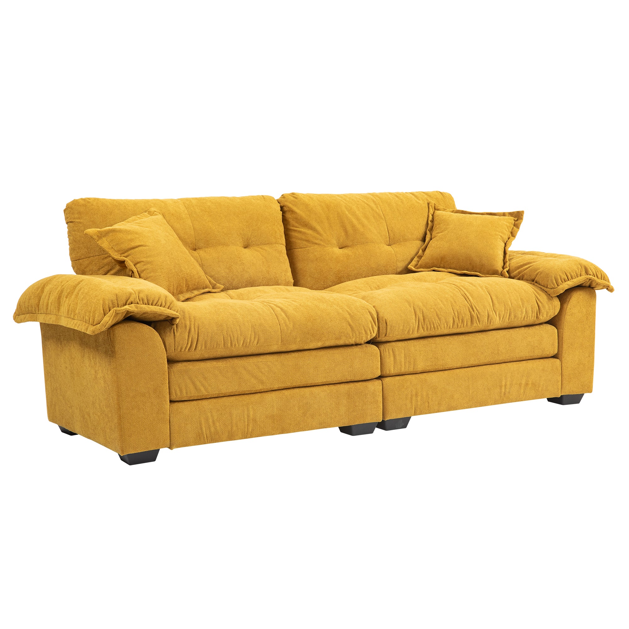 Chenier Multi-Scene Memory Foam Double Sofa(yellow)