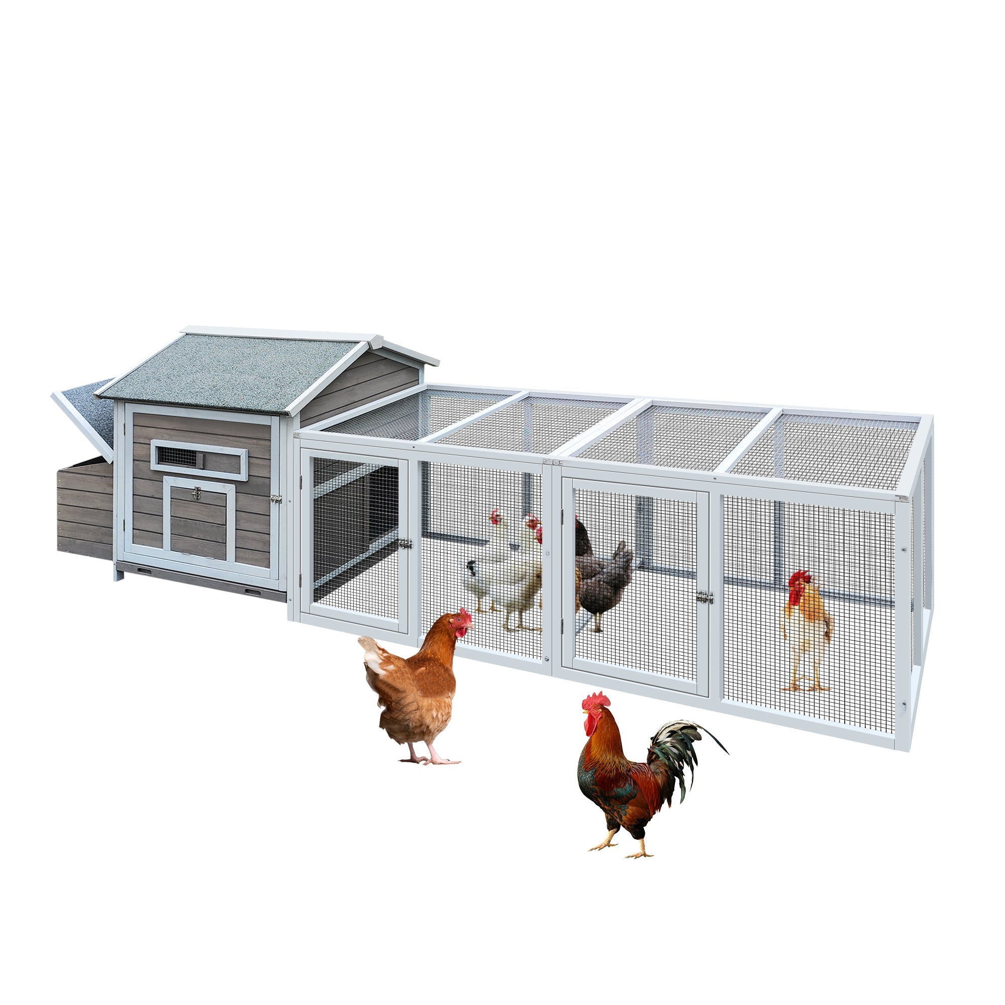 118 "Wooden outdoor chicken coop poultry cages - KiKiUMi