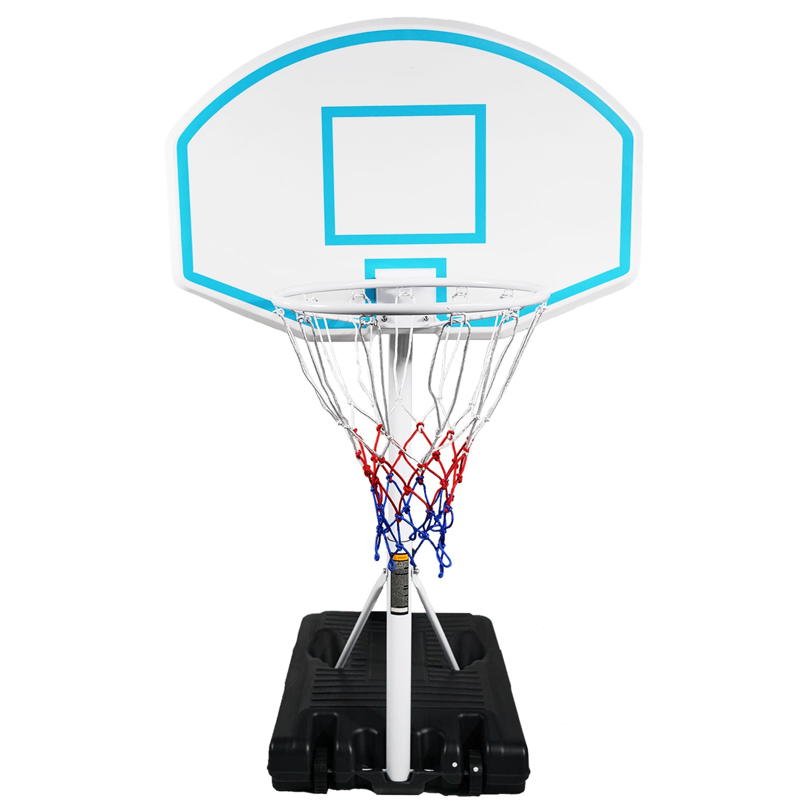 Blue 36-inch backboard basketball system