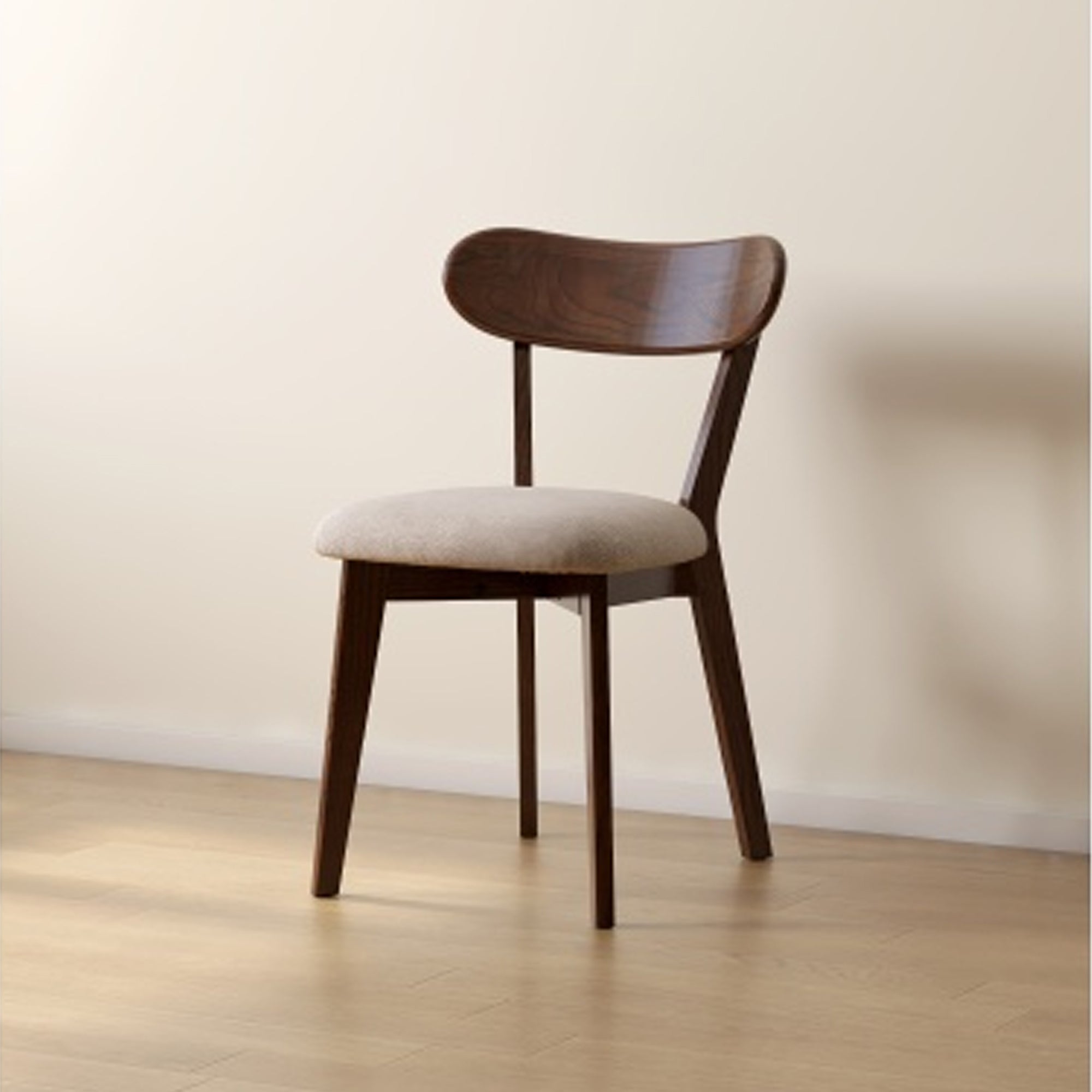 Walnut Upholstered Dining Chair