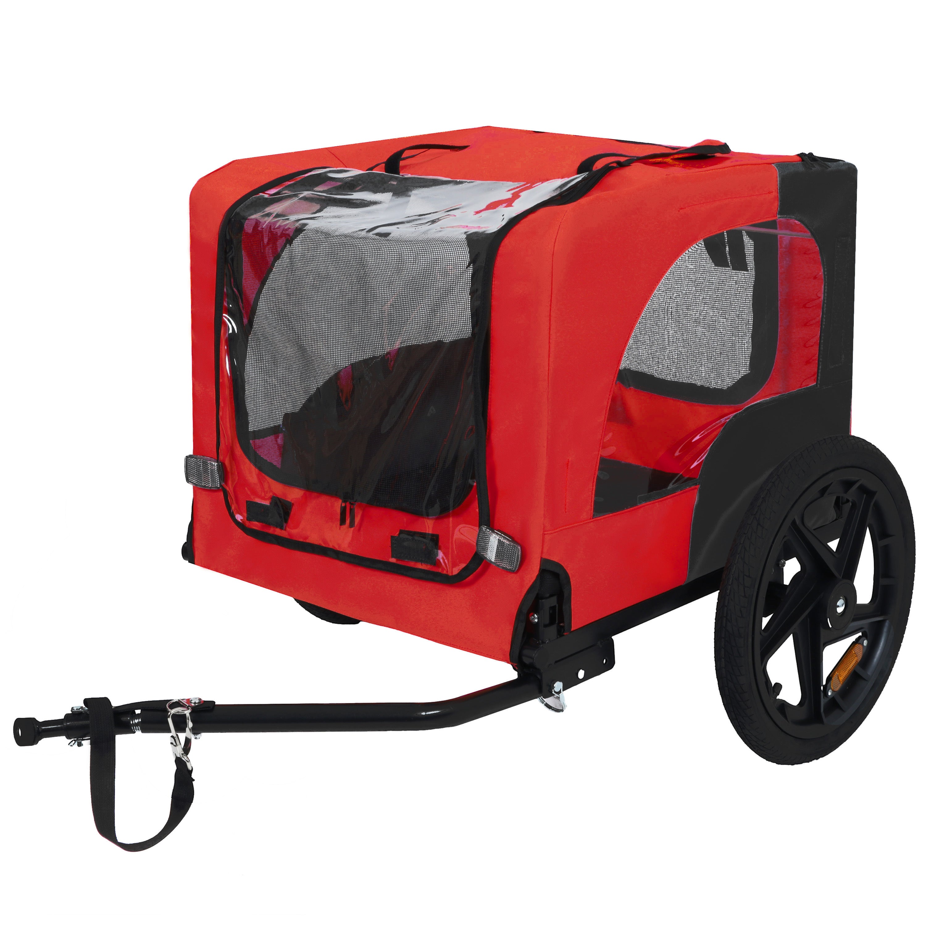 66-pound all-terrain folding bicycle pet trailer( Red)