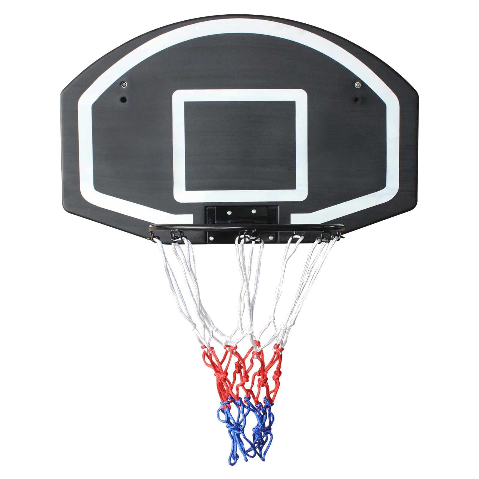 Wall-mounted basketball hoop, 28.5 x 18-inch anti-drop back