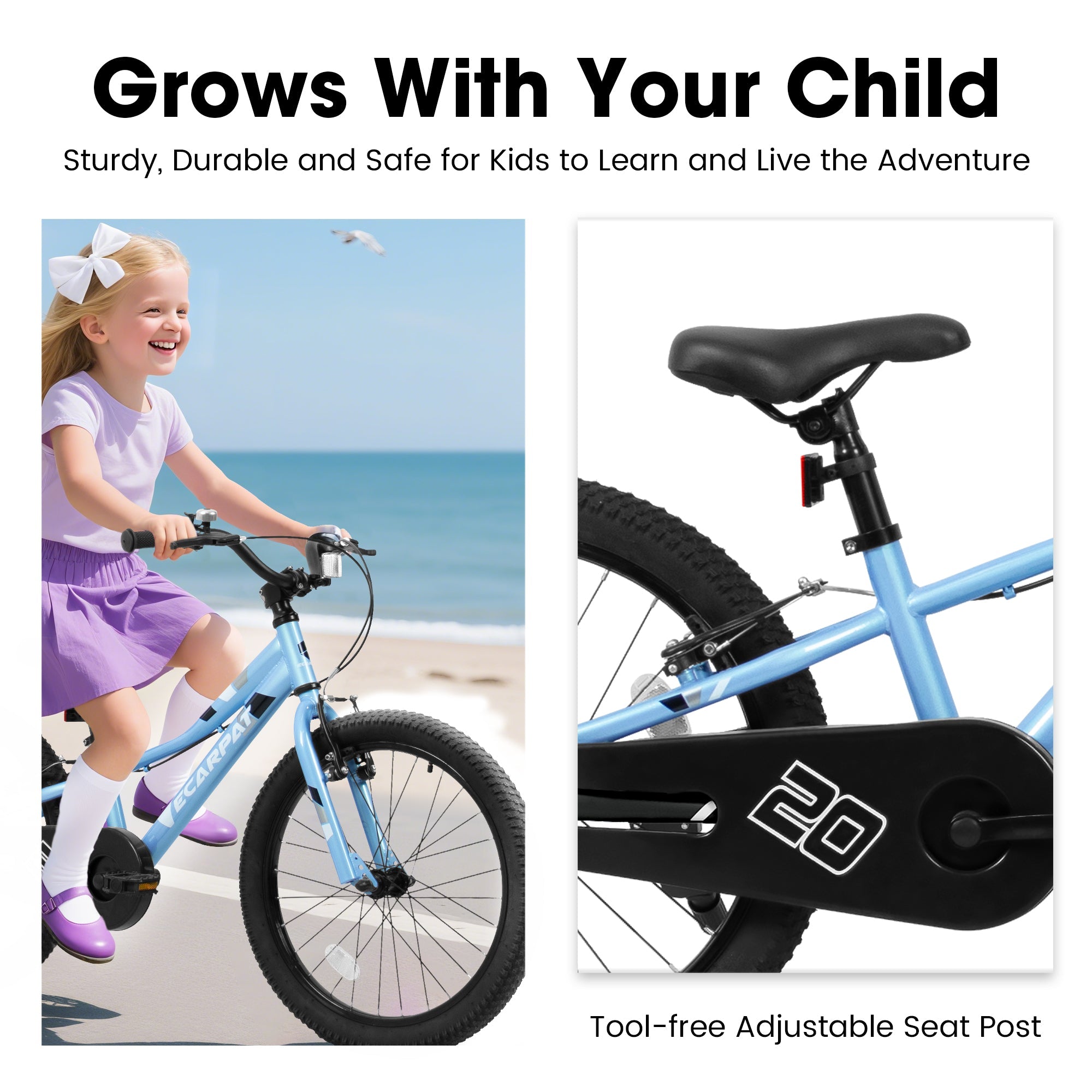 20 - inch 1 - speed children's bicycle - KiKiUMi