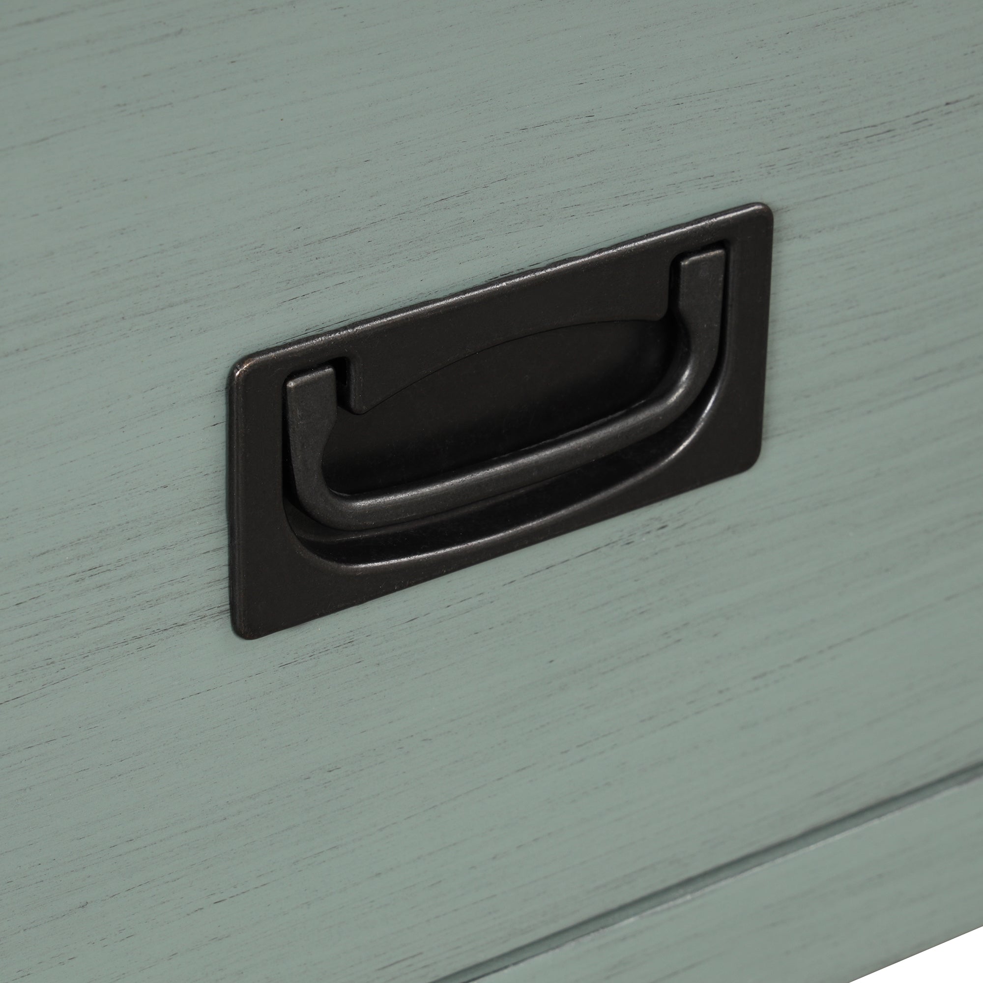 Multi-functional pine wood operation counter for rural tourism(retro blue)