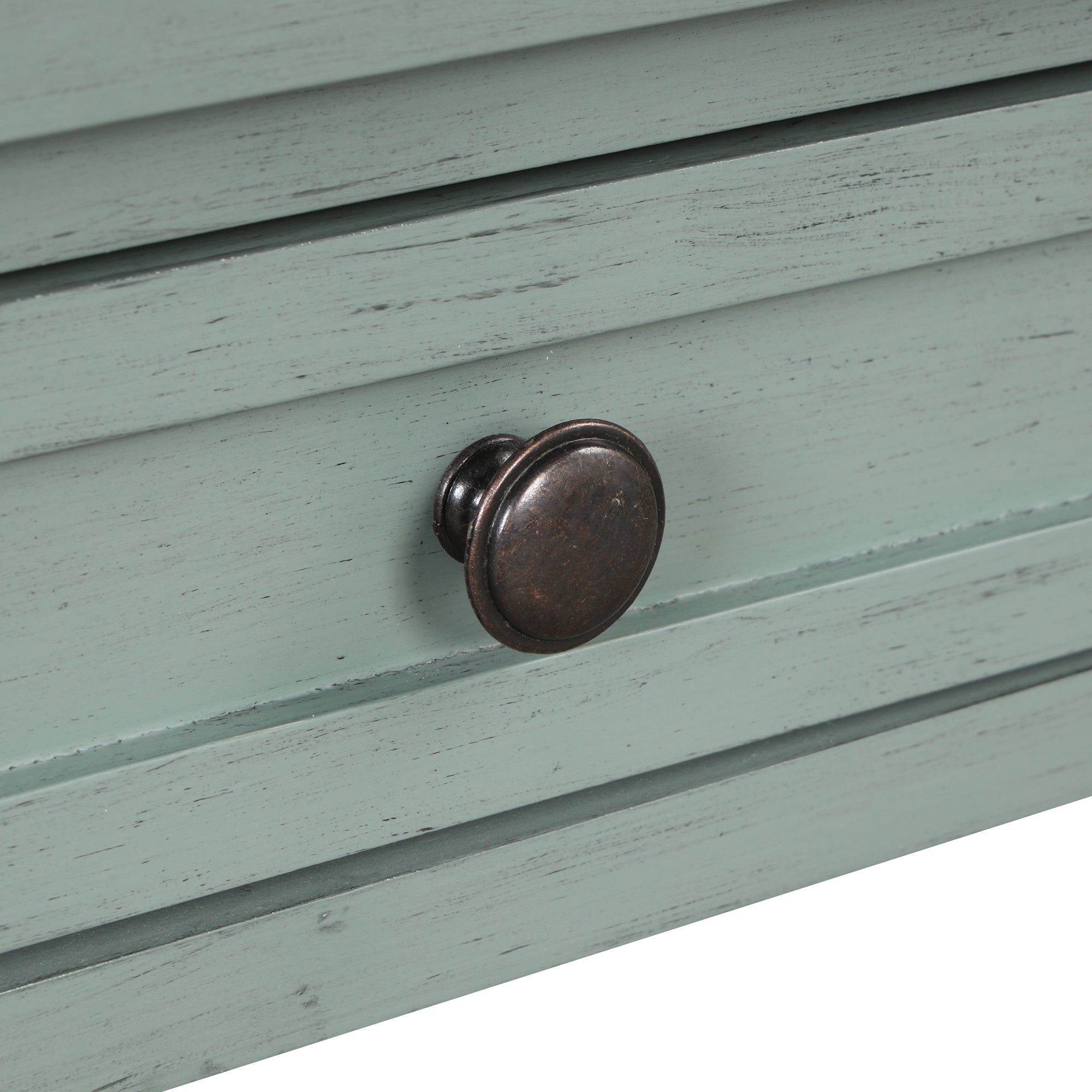 Multi-functional pine wood operation counter for rural tourism(retro blue)