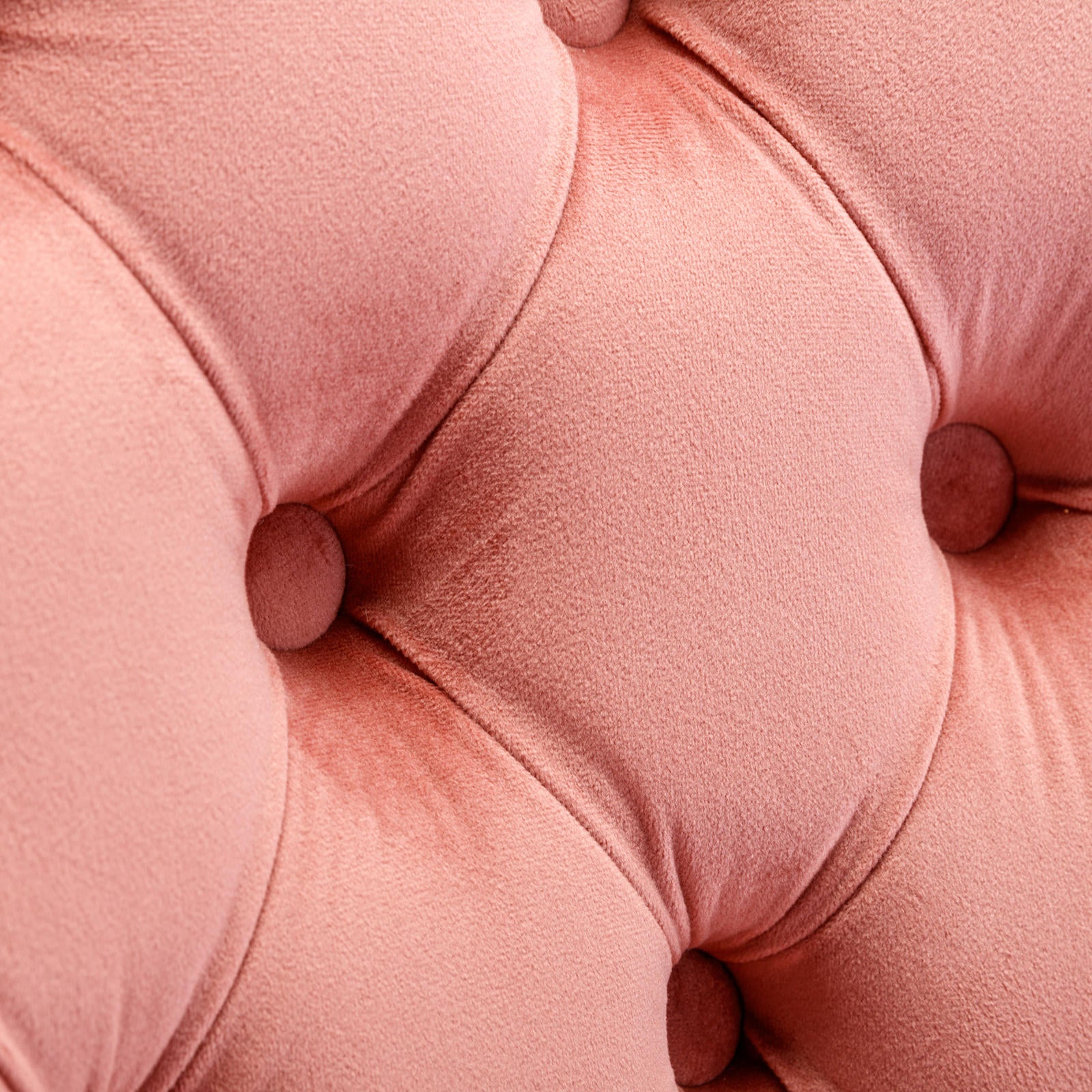 Two velvet cushioned bar stools (pink)