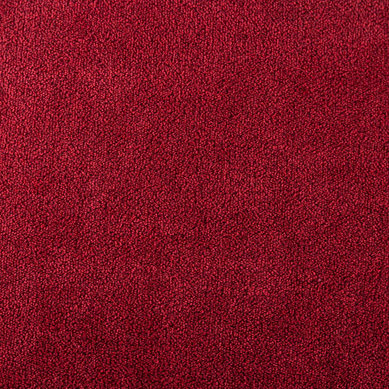 Retro-style thickened fabric light luxury high-back dining chair（burgundy）