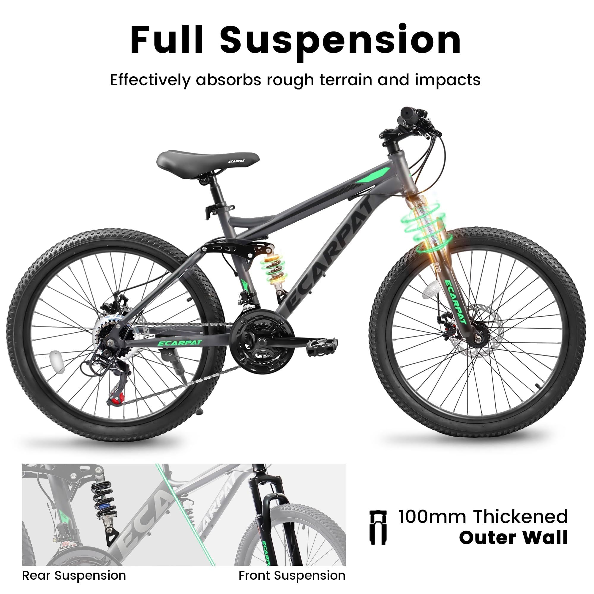 24 - inch mountain bikes for both men and women - KiKiUMi