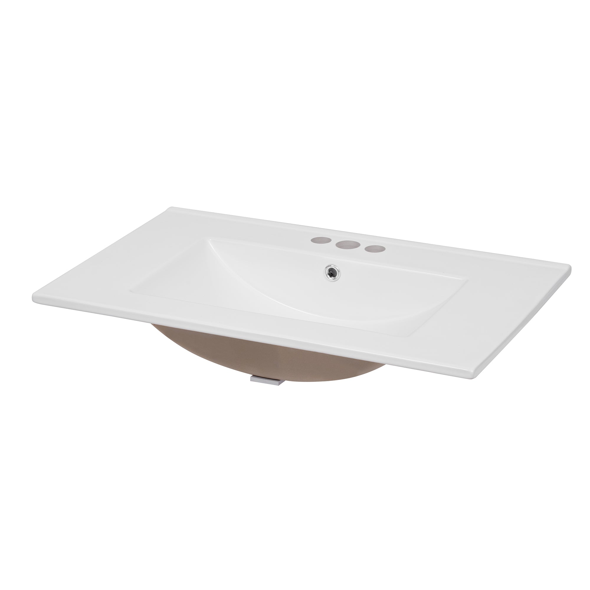 30' ceramic sink, retro bathroom dressing table - KiKiUMi