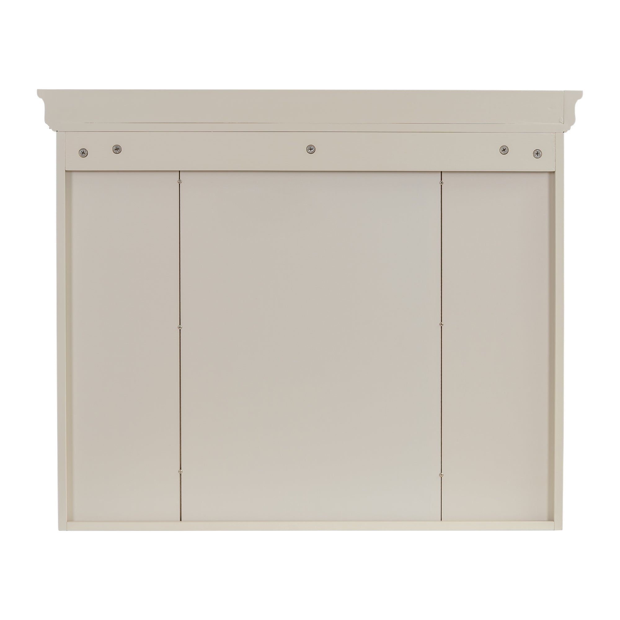 35 "x 28" wall - mounted bathroom storage cabinet with a mirror(beige+cream) - KiKiUMi