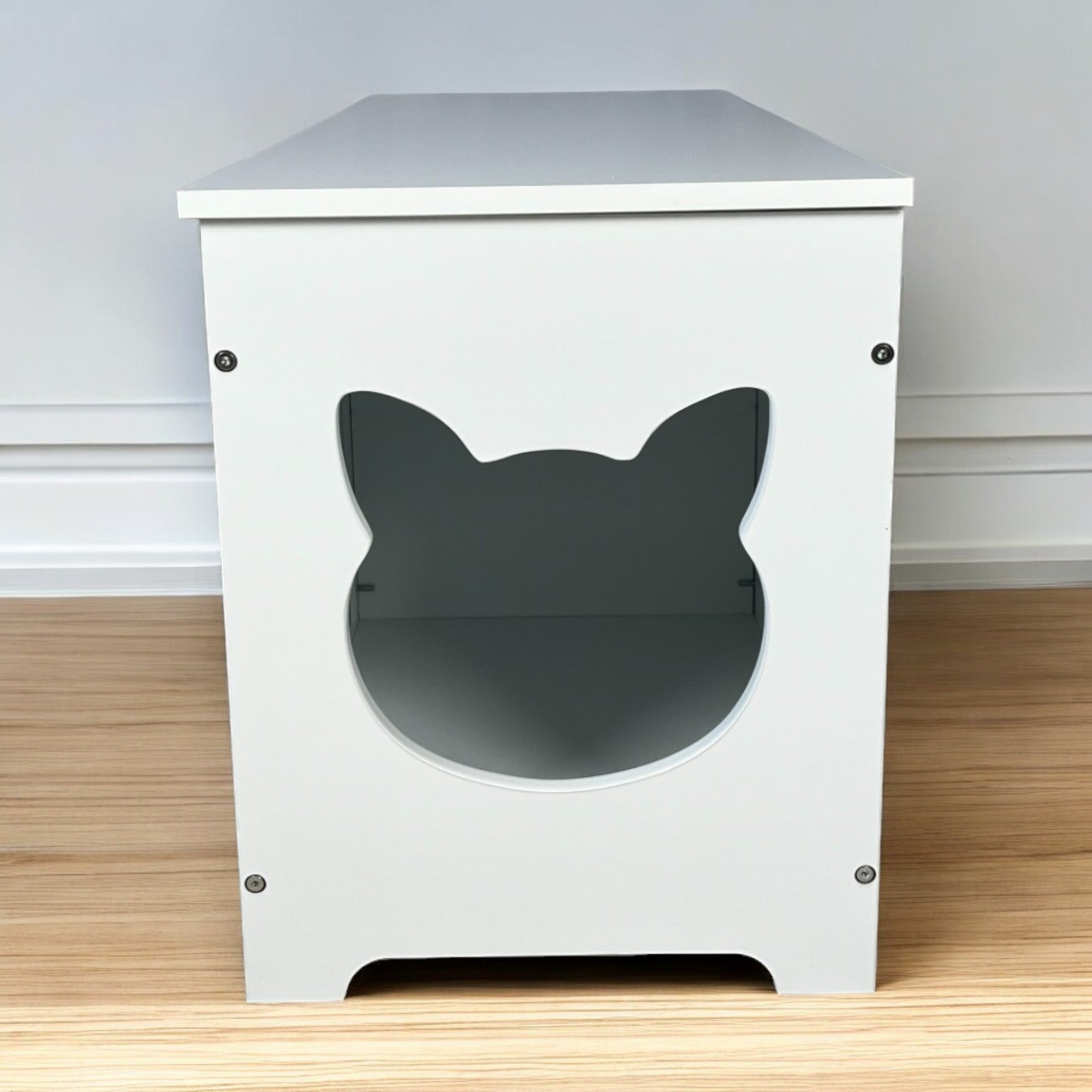 39.4' top open cat litter box closed furniture - KiKiUMi