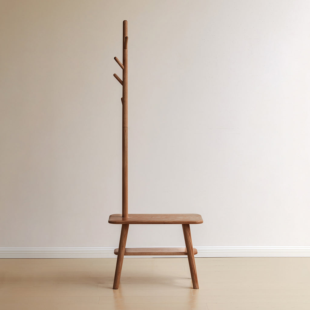 2-Tier Entryway Bench with Cushions