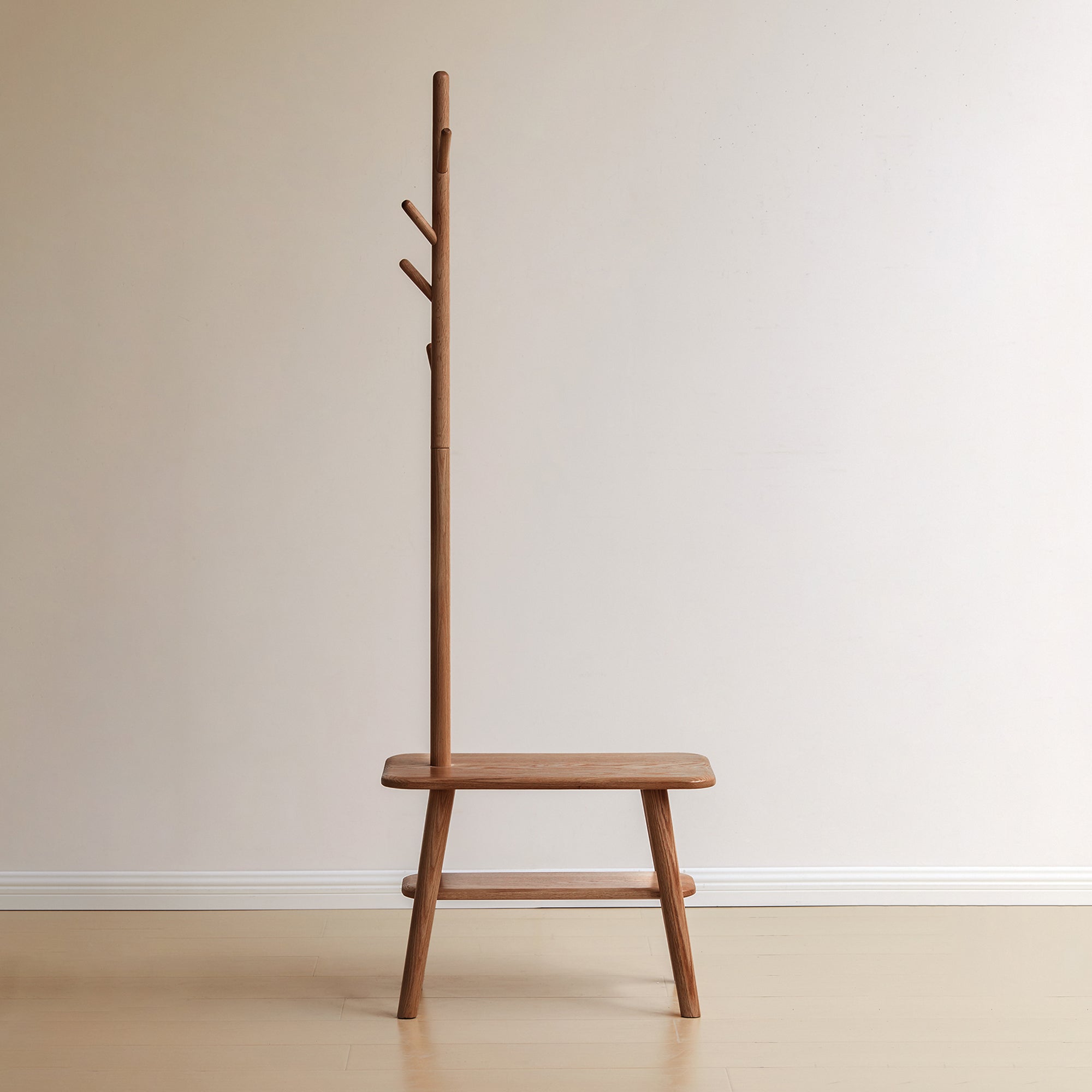 2-Tier Entryway Bench with Cushions