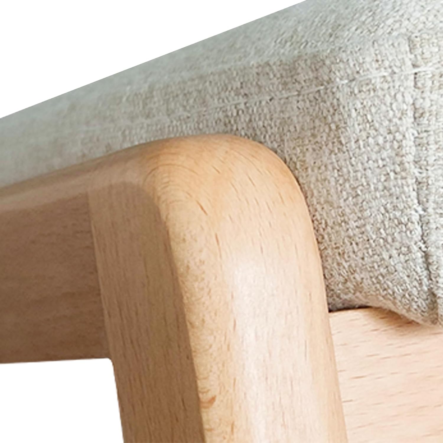 2-Tier Solid Wood Shoe Bench with Memory Foam Pads