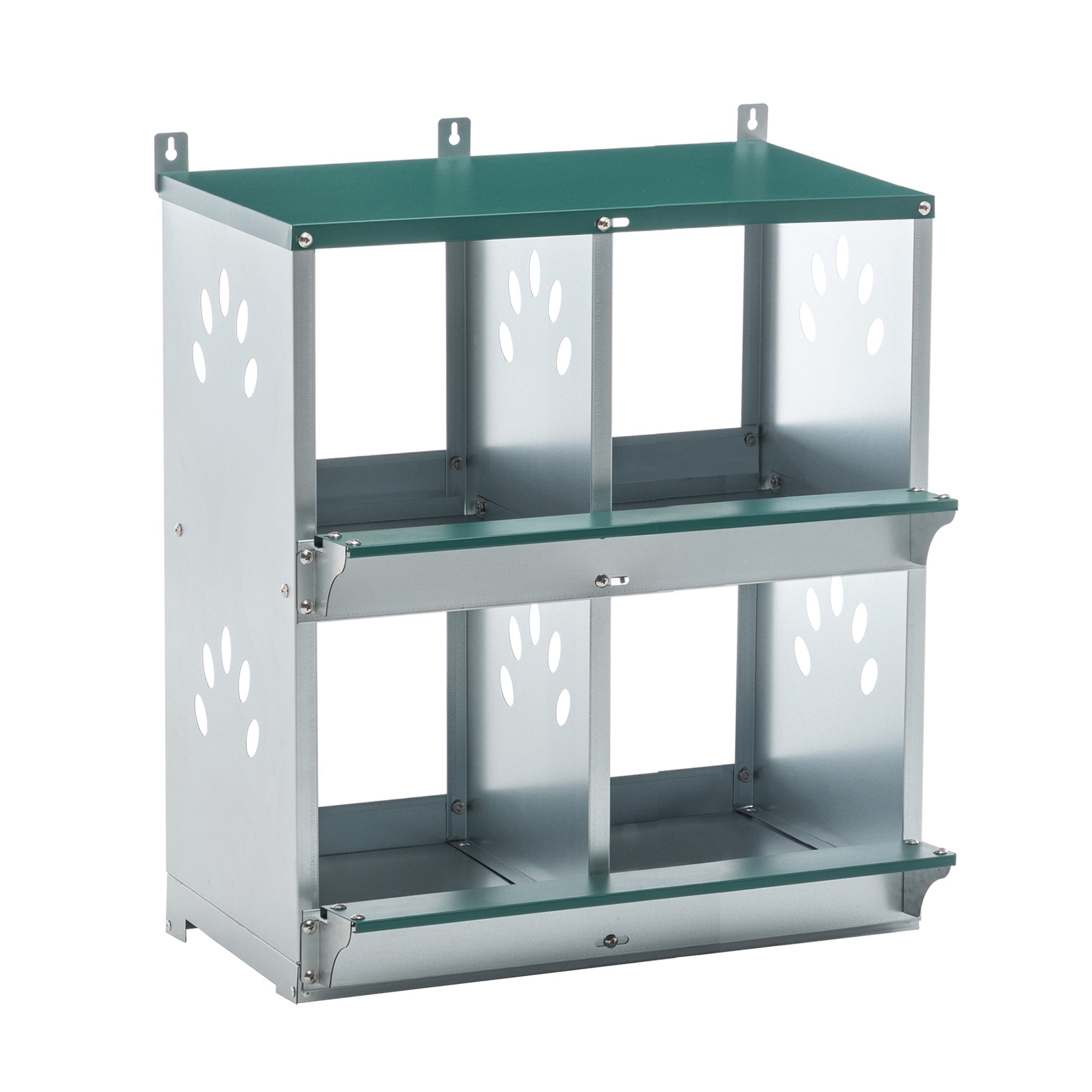 4 - layer wall - mounted metal chicken casing box - KiKiUMi