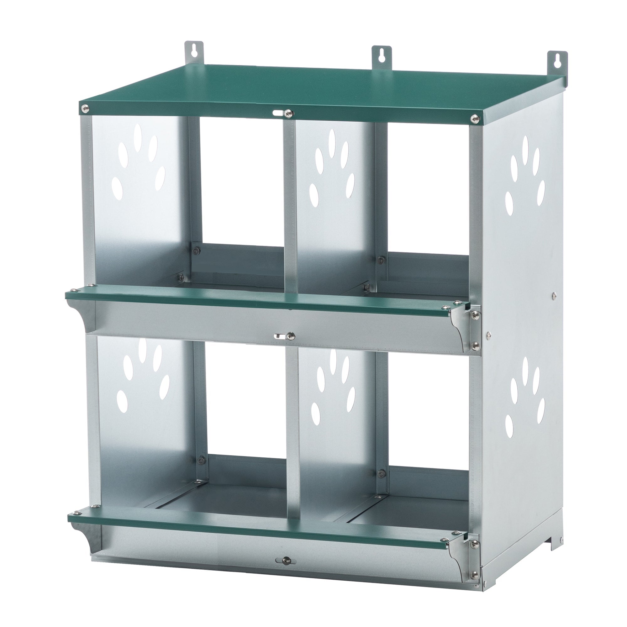 4 - layer wall - mounted metal chicken casing box - KiKiUMi