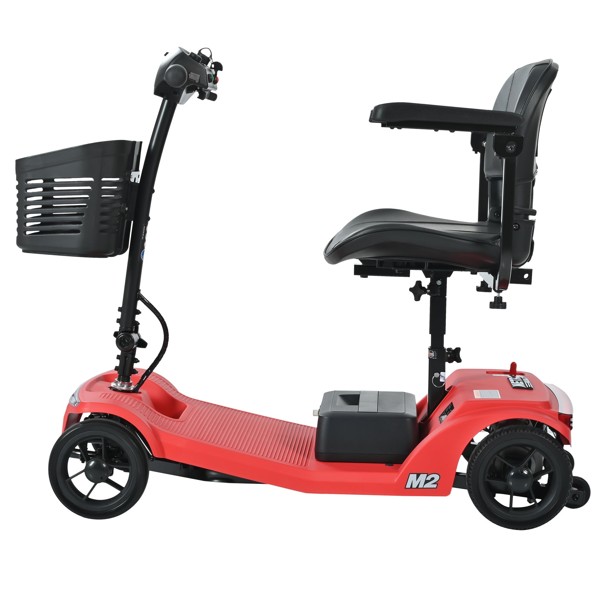 4 - wheel electric scooter, 16 - 20 miles of driving range, electromagnetic braking system(red) - KiKiUMi
