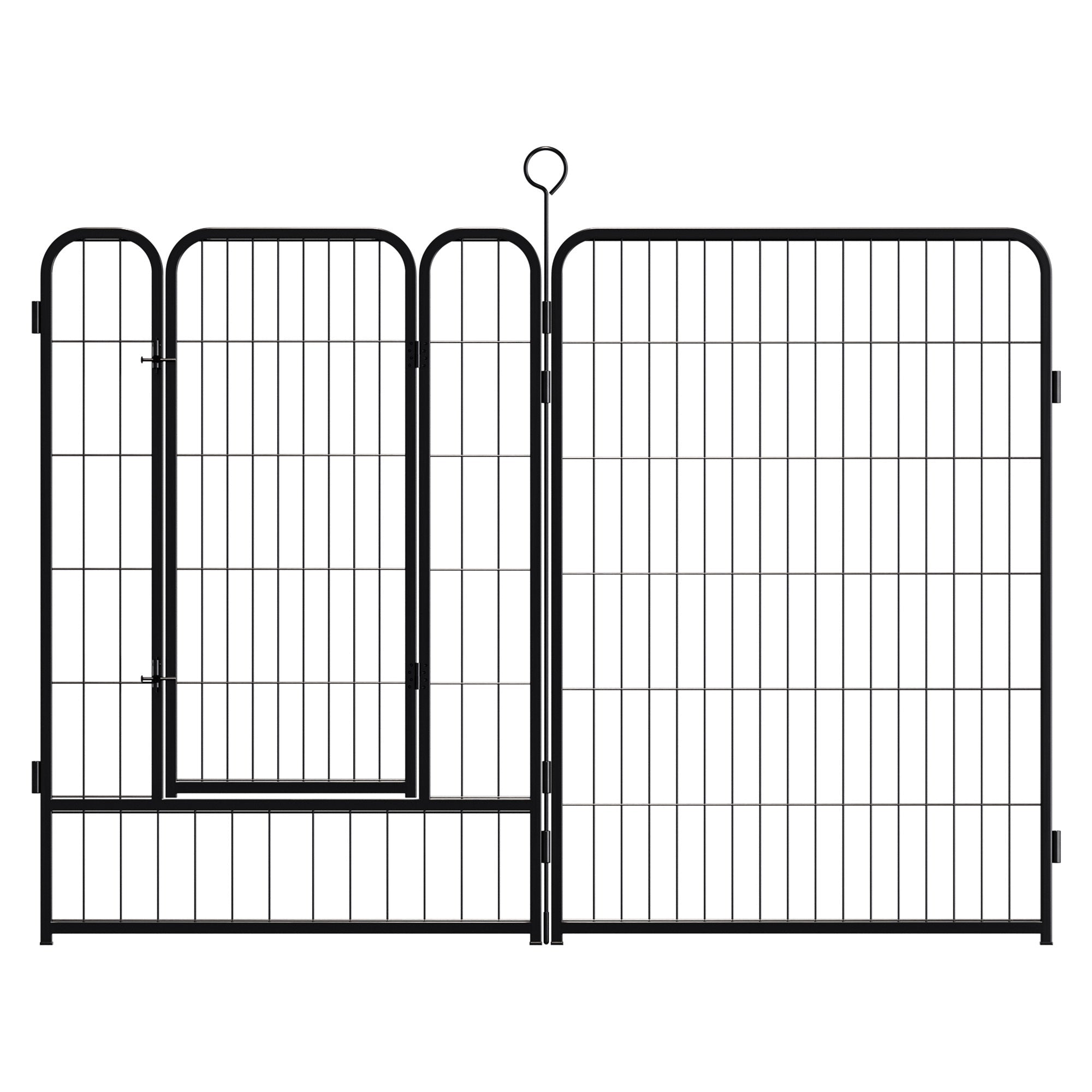 40 - inch 16 - board heavy - duty metal pet enclosure for dogs - KiKiUMi
