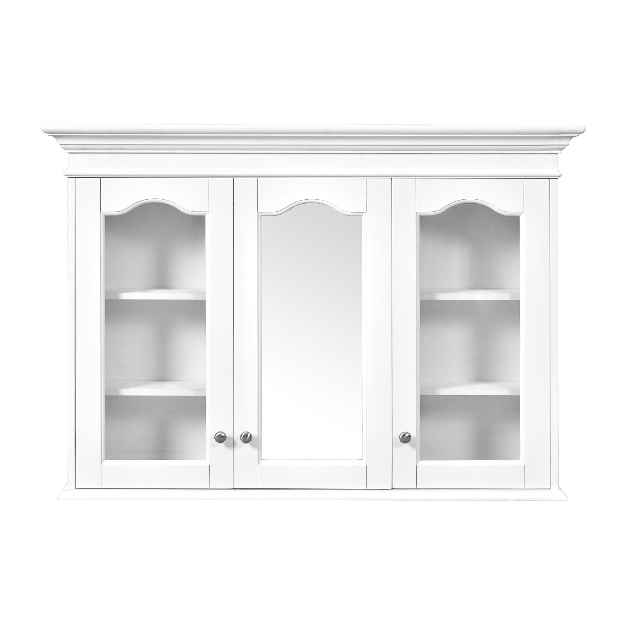 40' wall - mounted bathroom cabinet with a glass door - KiKiUMi