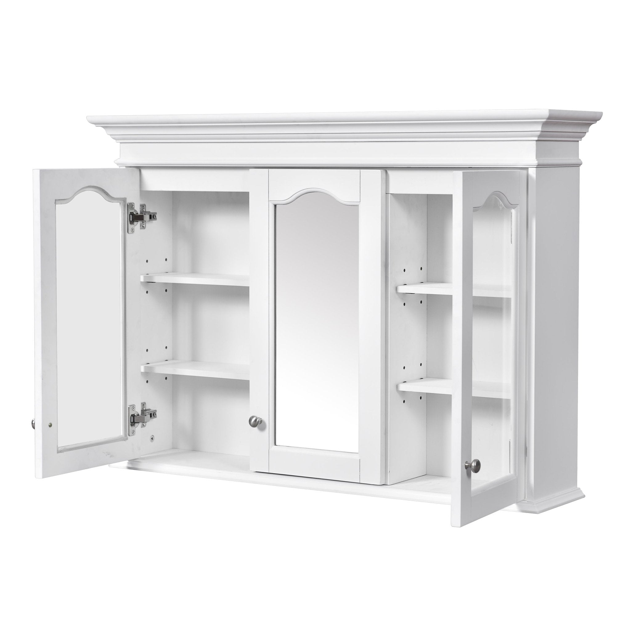 40' wall - mounted bathroom cabinet with a glass door - KiKiUMi