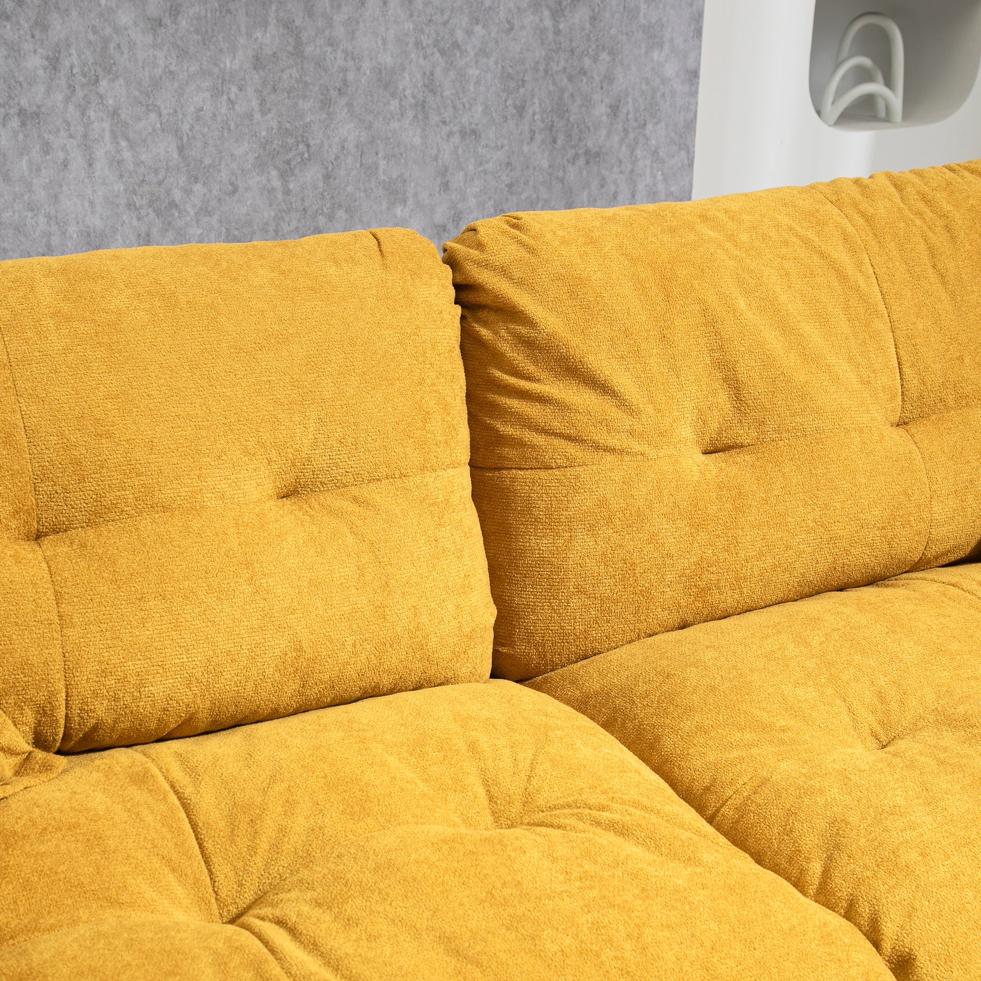 Chenier Multi-Scene Memory Foam Double Sofa(yellow)