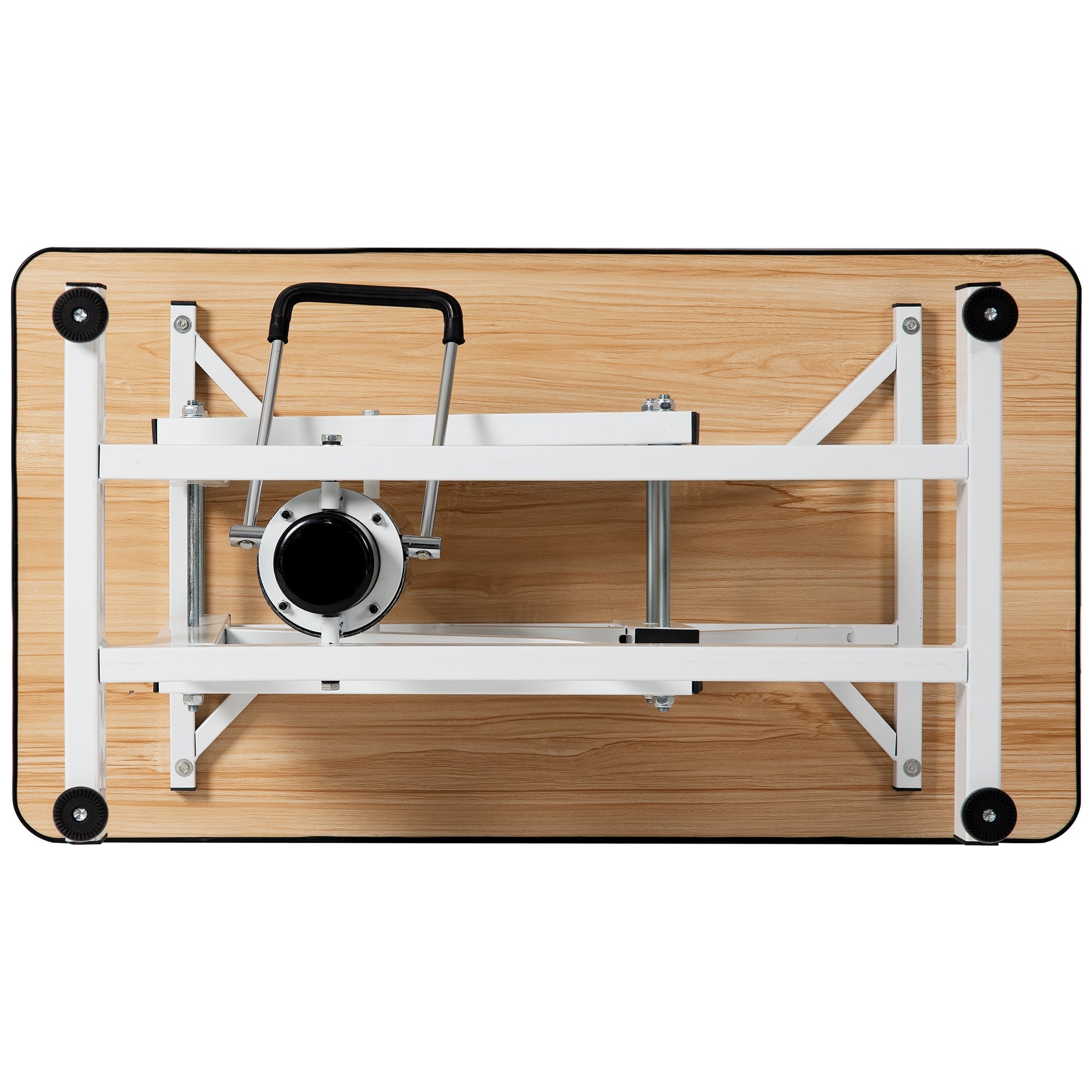 42.5 - inch adjustable heavy - duty hydraulic pet dog grooming table（white+pink） - KiKiUMi