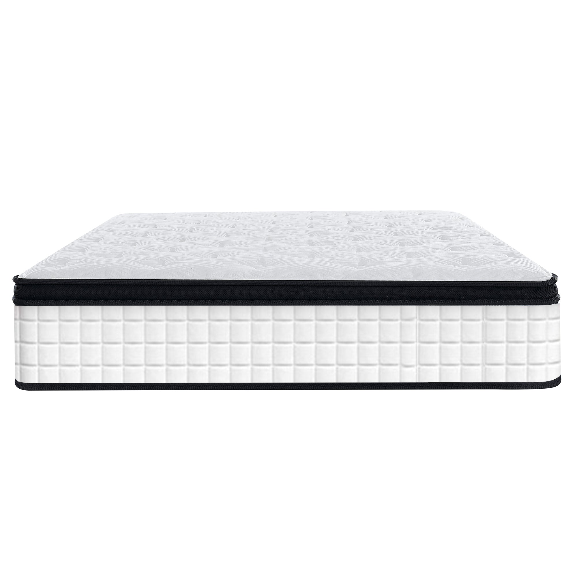 The Queen 12-inch hybrid mattress is breathable and cool with memory foam
