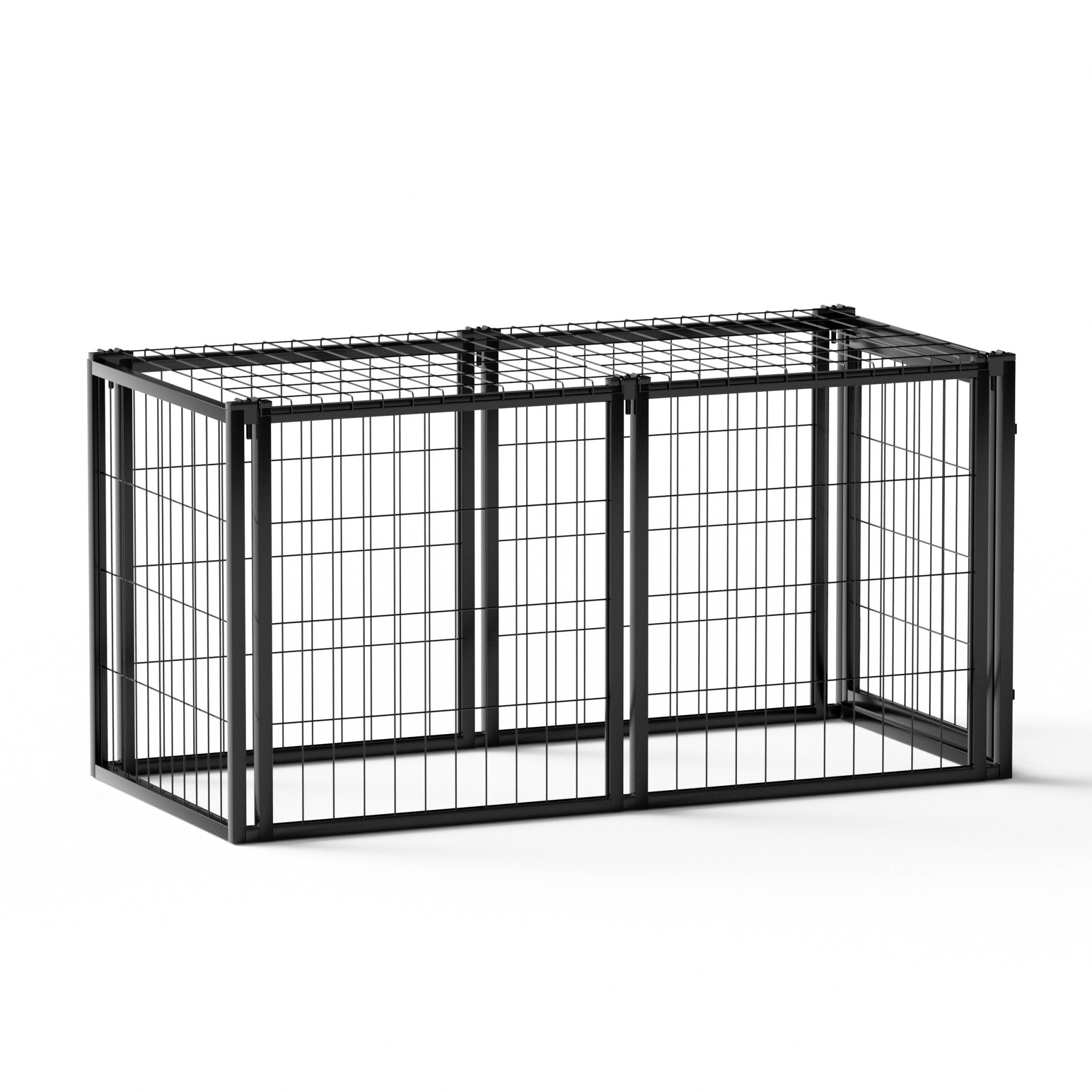 47.2 'Dog cage, pet cage with top - KiKiUMi