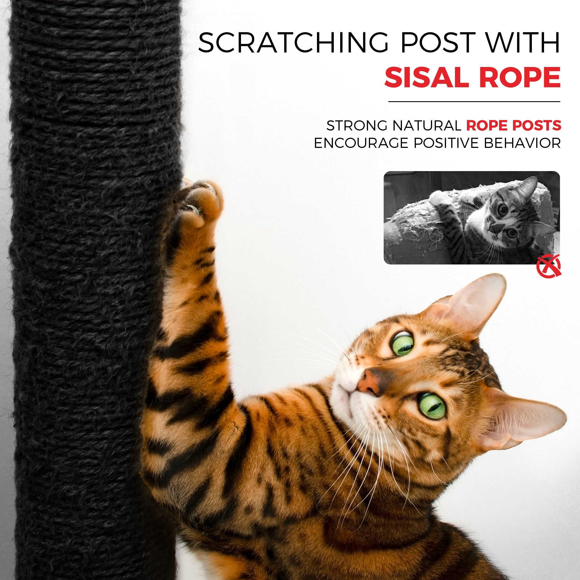 58 - inch black Gothic multi - storey cat tree - KiKiUMi
