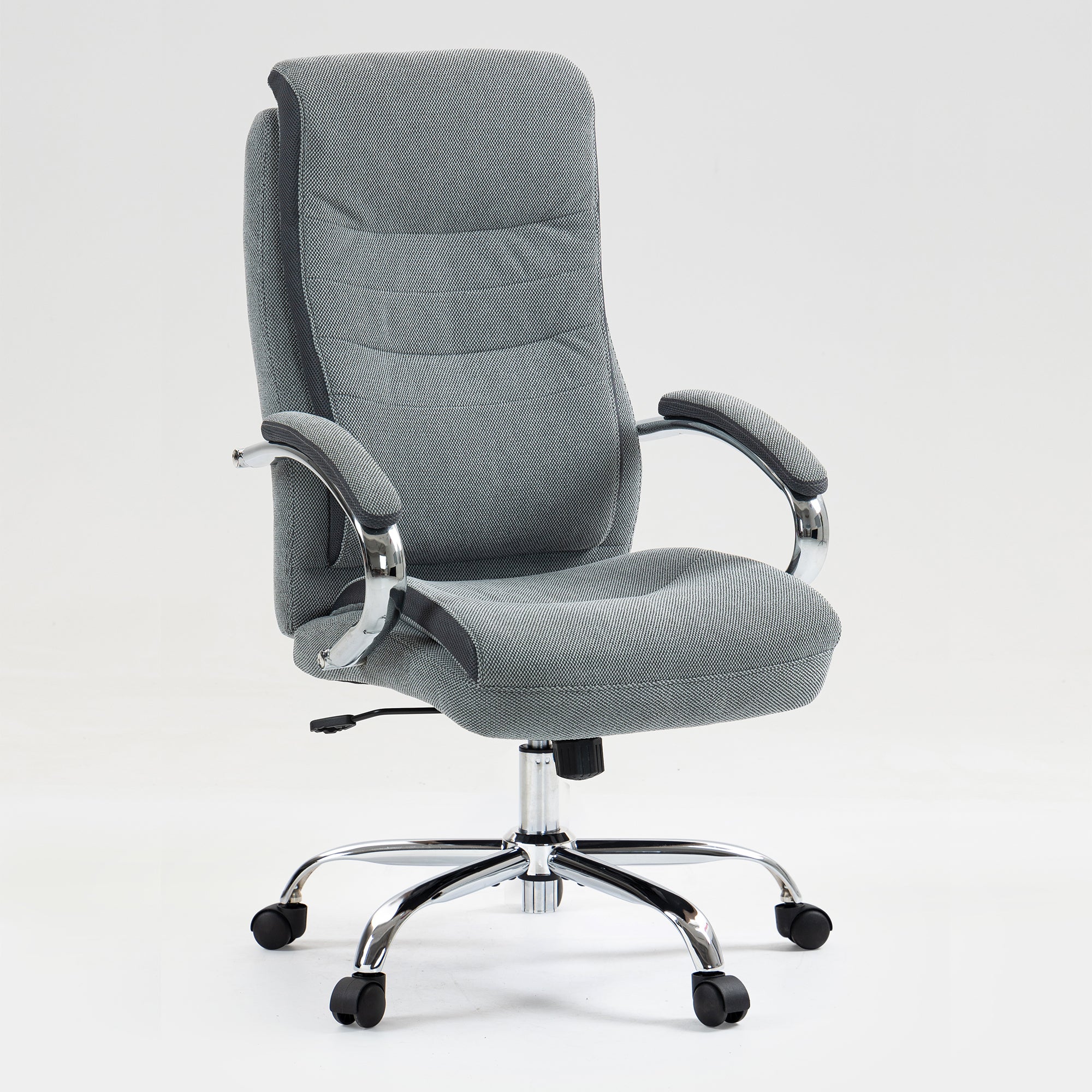 High-backrest adjustable pure cotton office chair(Grey)