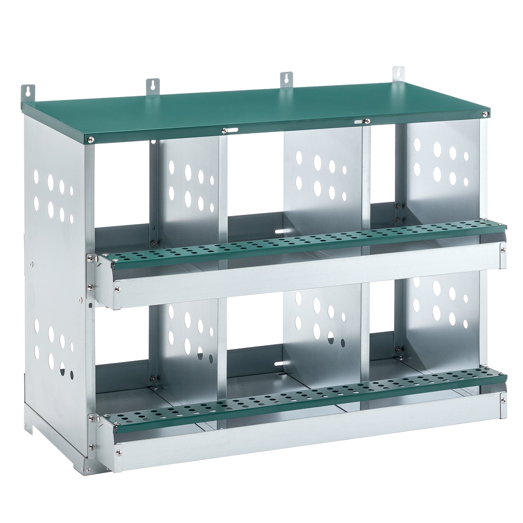 6 - compartment egg laying box for chicken coop - KiKiUMi