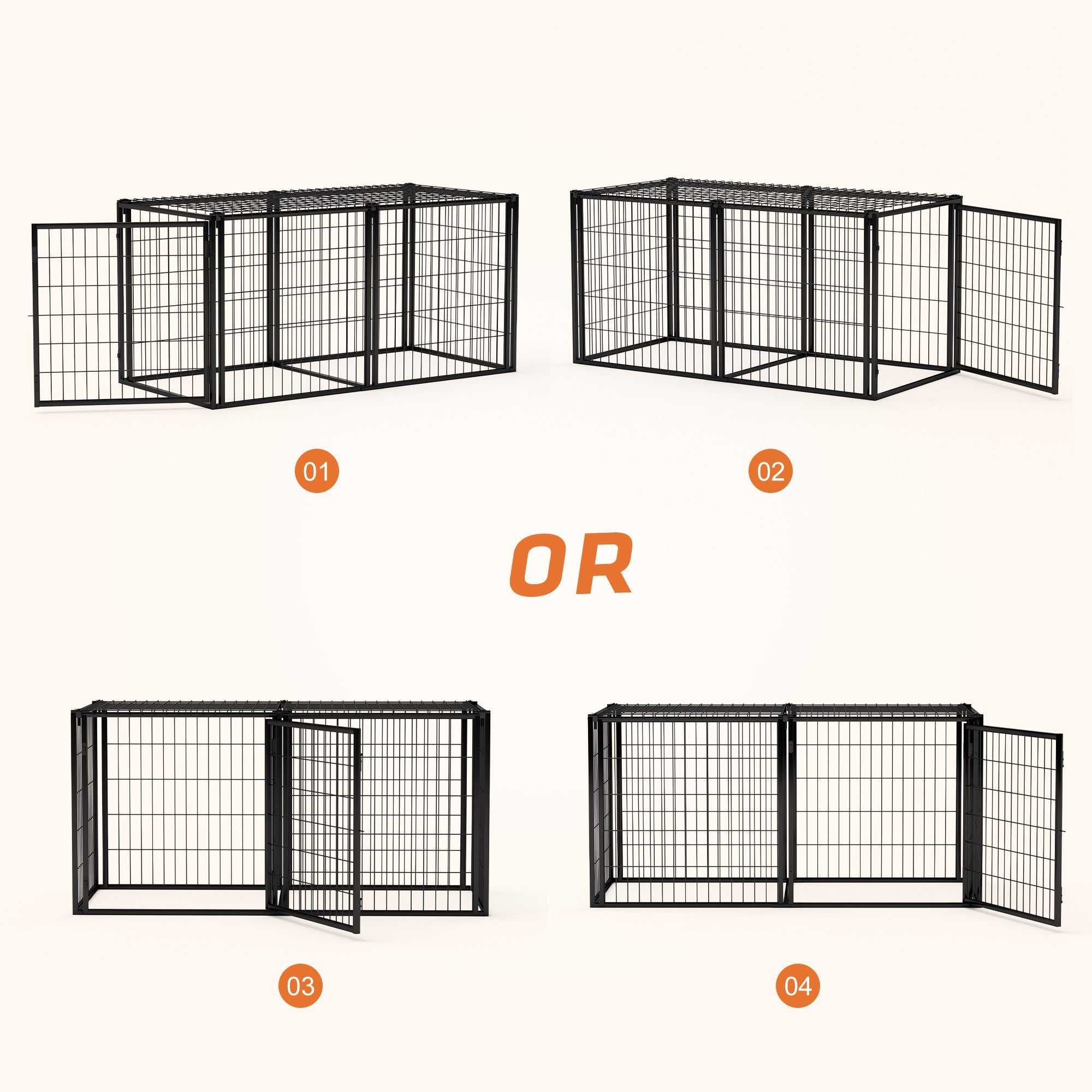 63 'Small and medium - sized dog pet cages - KiKiUMi