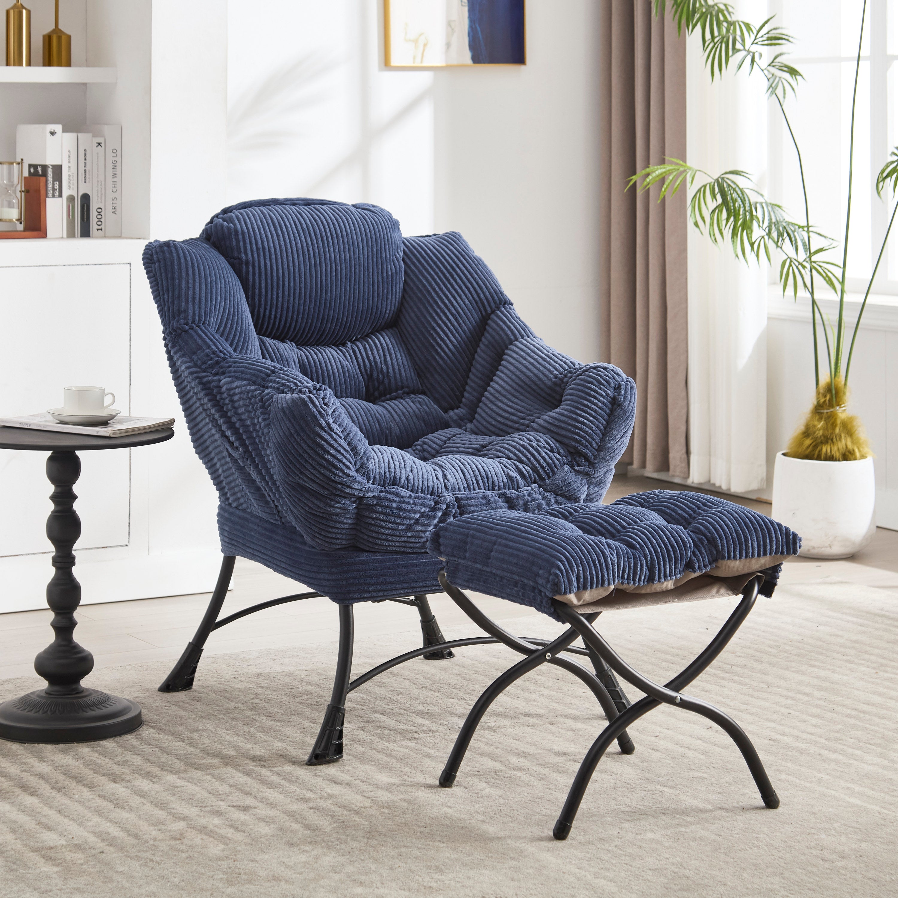 Navy blue  Osman's lazy chair