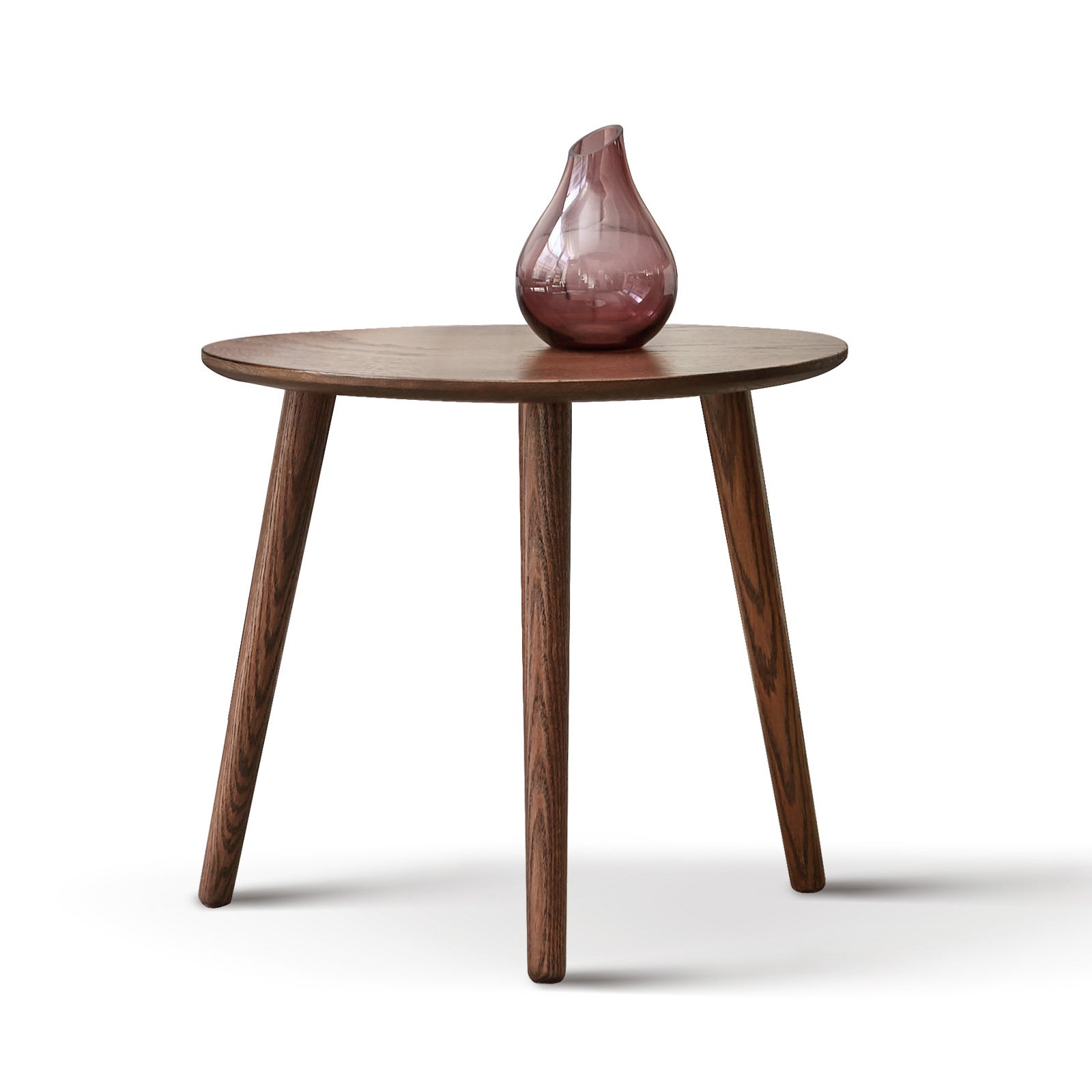 Walnut Side Table, Oval