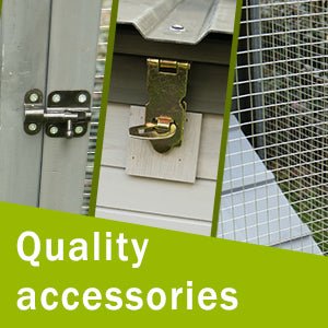 79' large wooden outdoor chicken, duck and rabbit cages - KiKiUMi