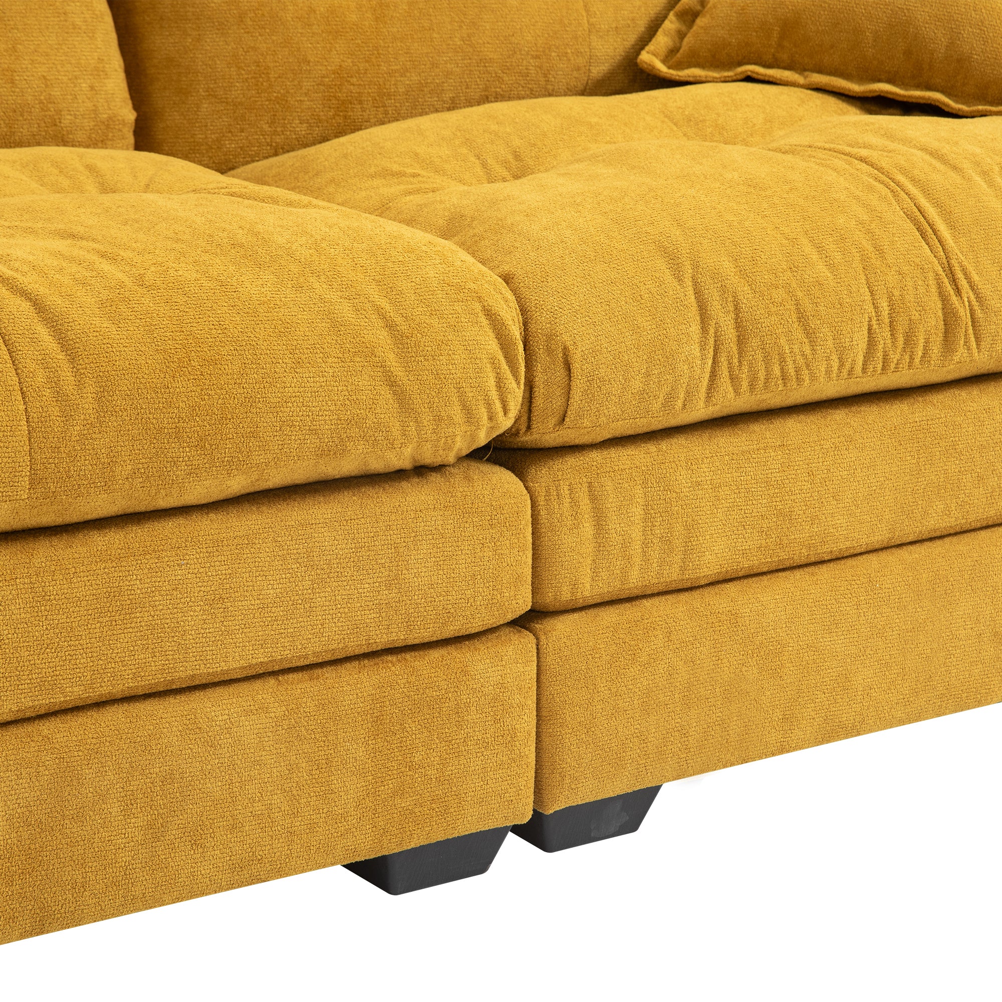 Chenier Multi-Scene Memory Foam Double Sofa(yellow)