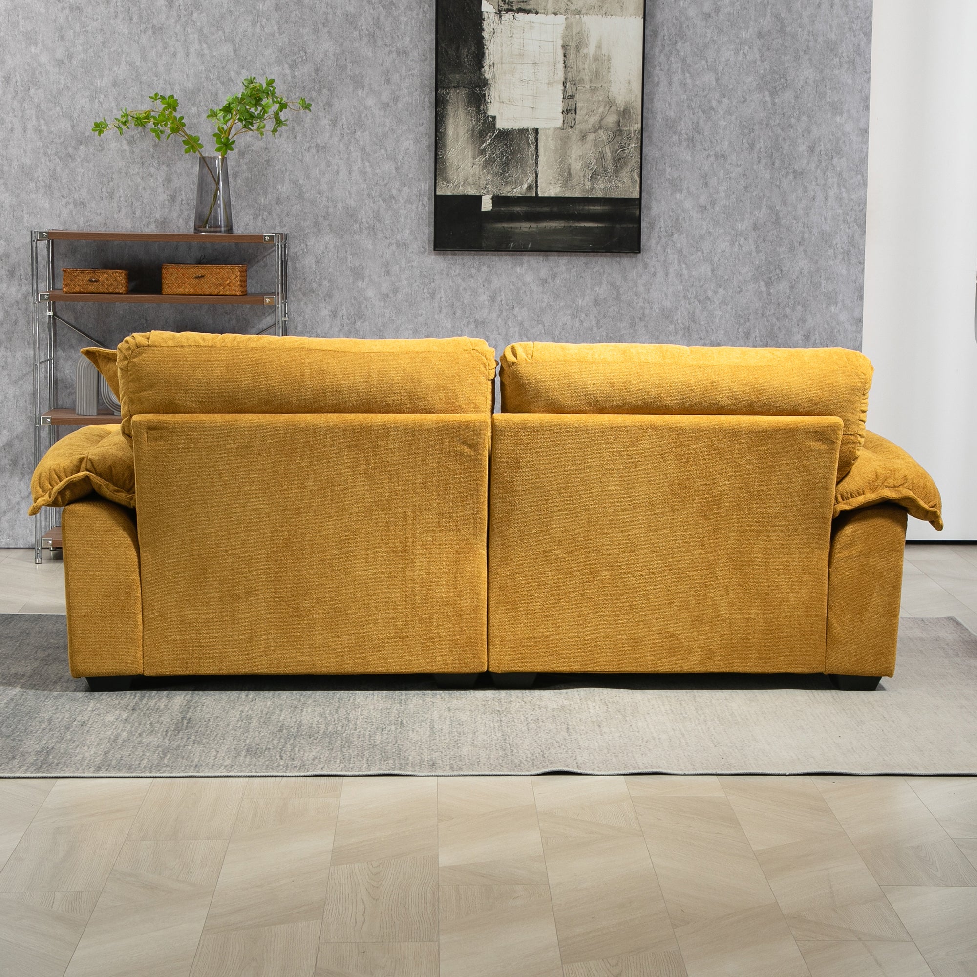 Chenier Multi-Scene Memory Foam Double Sofa(yellow)