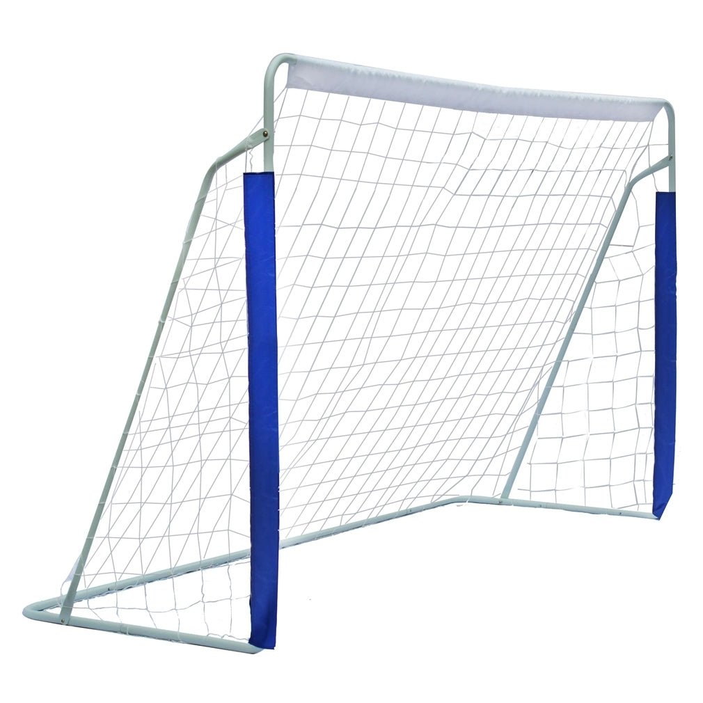 8 × 5 - foot football goal and net（white） - KiKiUMi
