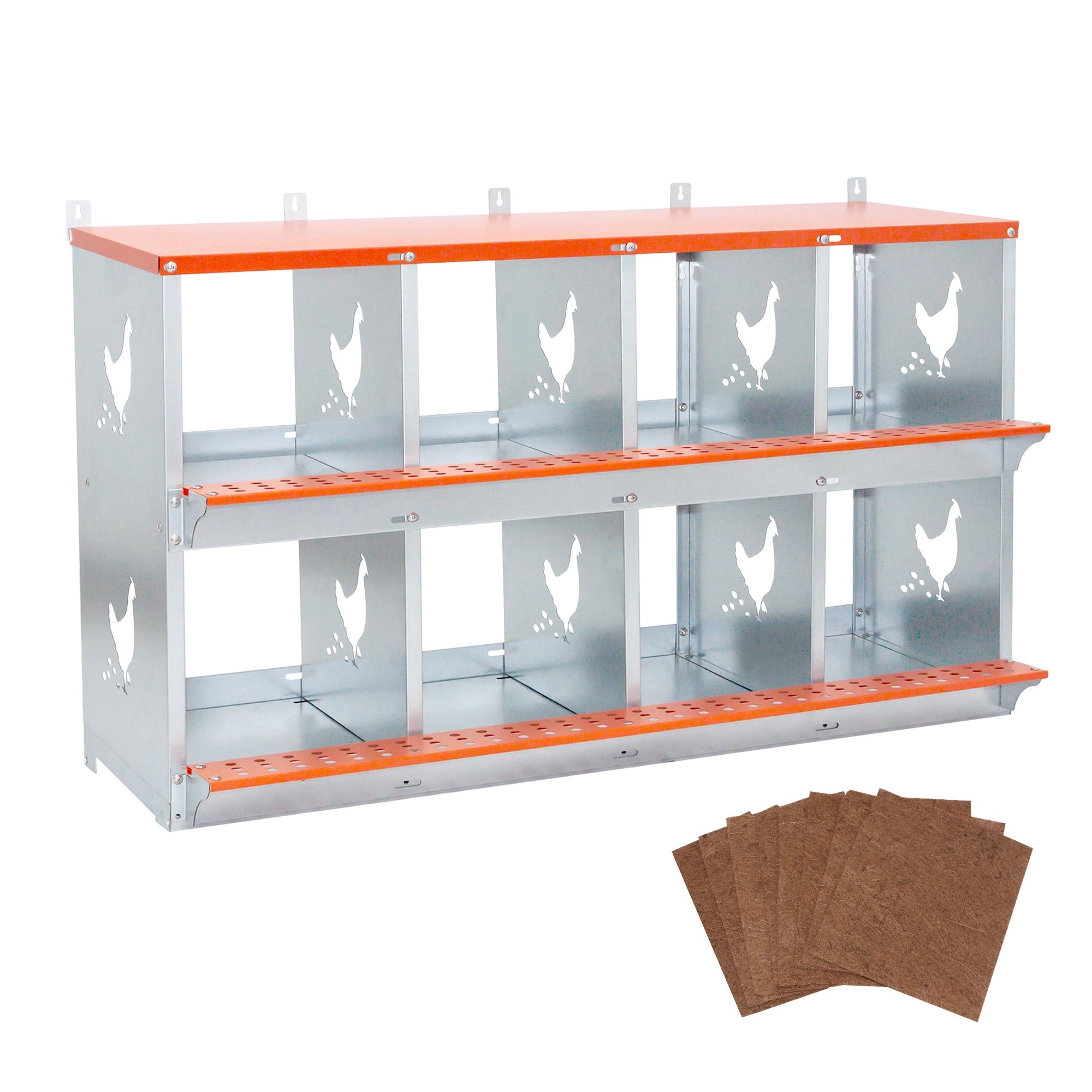 8 - compartment metal chicken and duck box - KiKiUMi