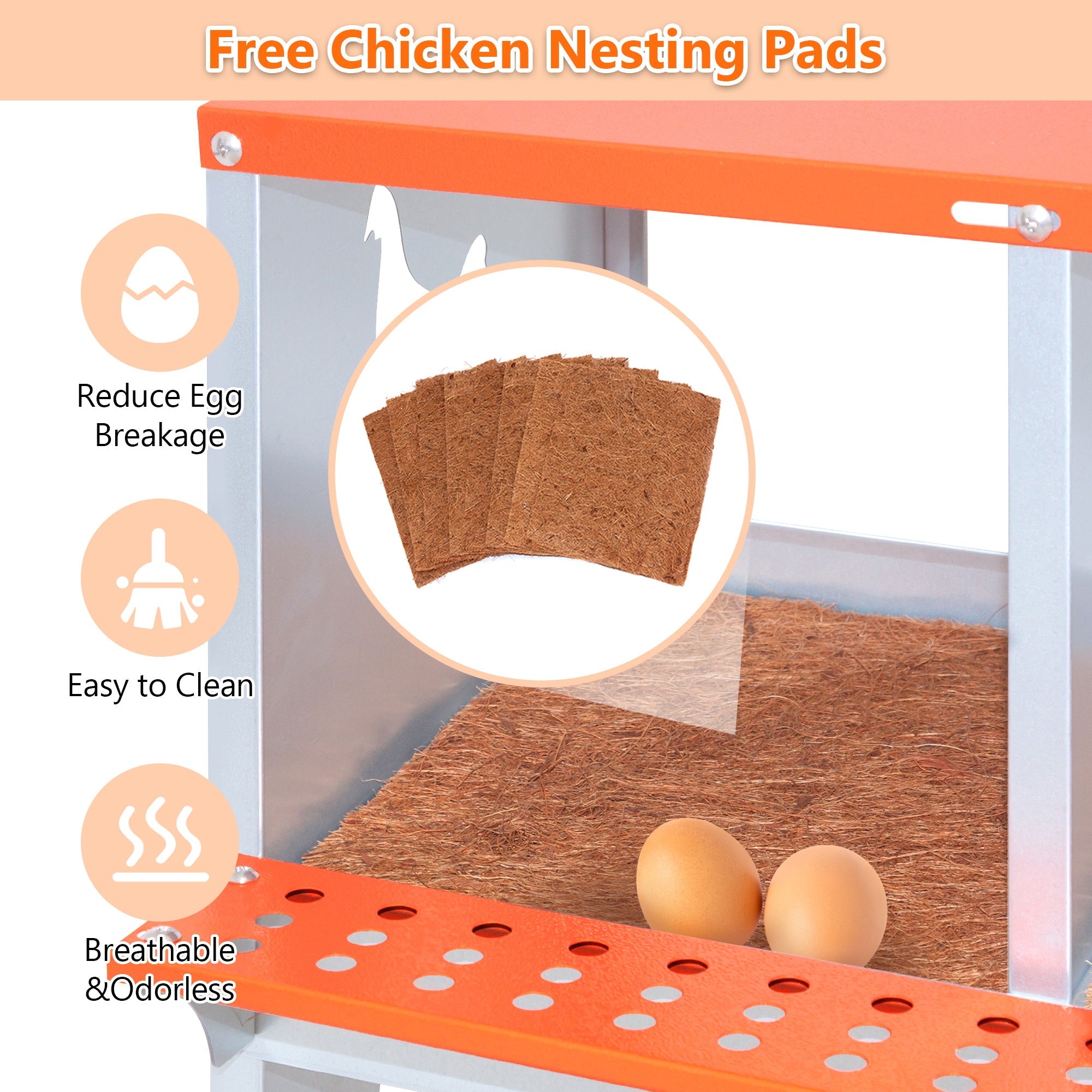 8 - compartment metal chicken and duck box - KiKiUMi