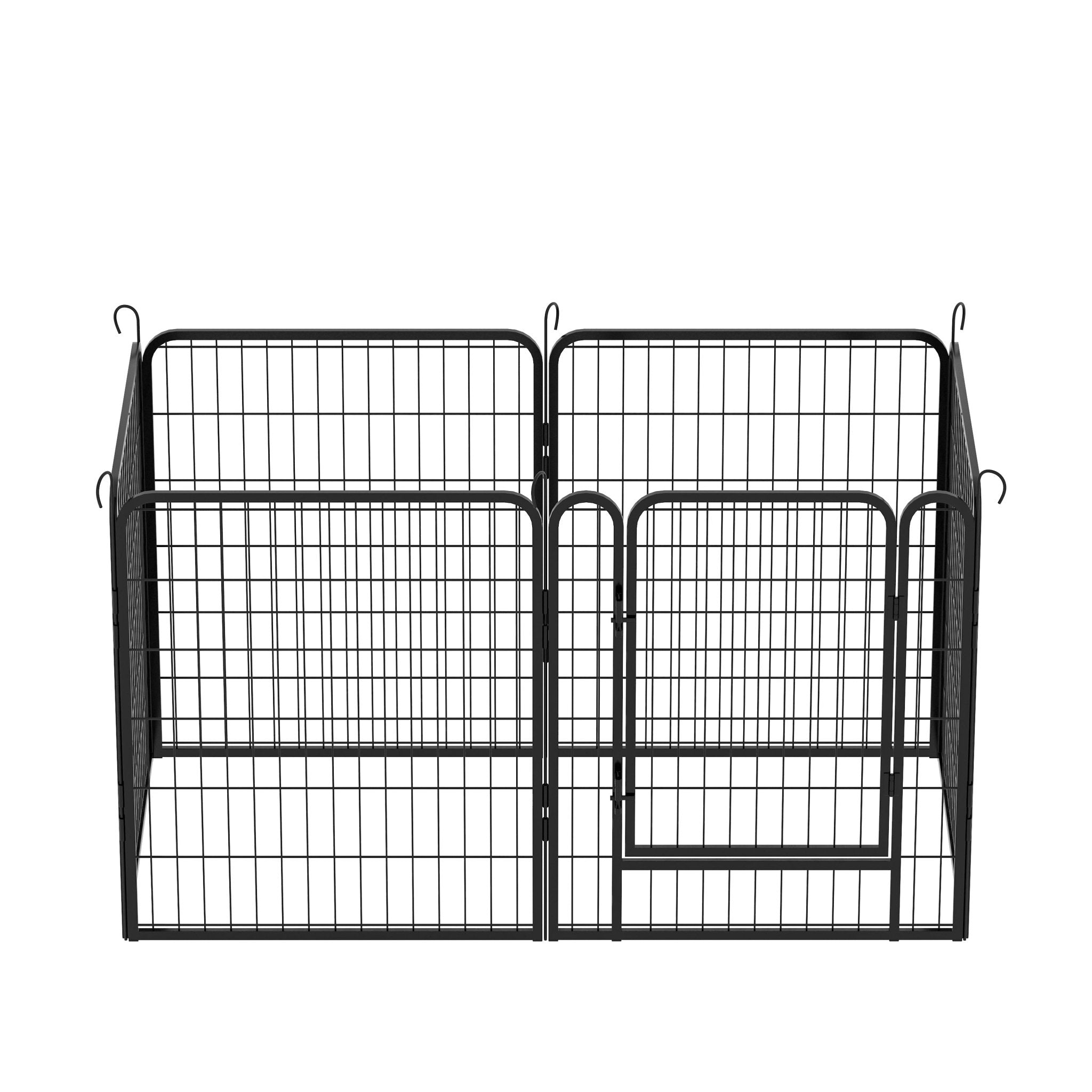 8 - plate heavy - duty metal pet enclosure 31.7' H - KiKiUMi