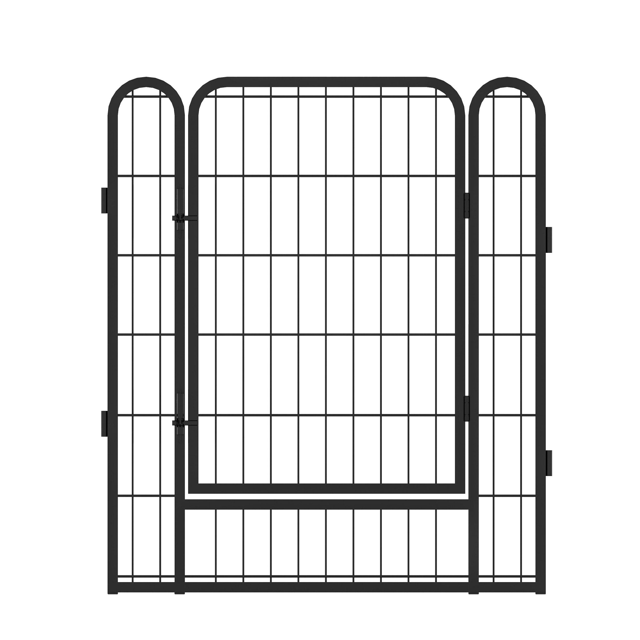 8 - plate heavy - duty metal pet enclosure 31.7' H - KiKiUMi